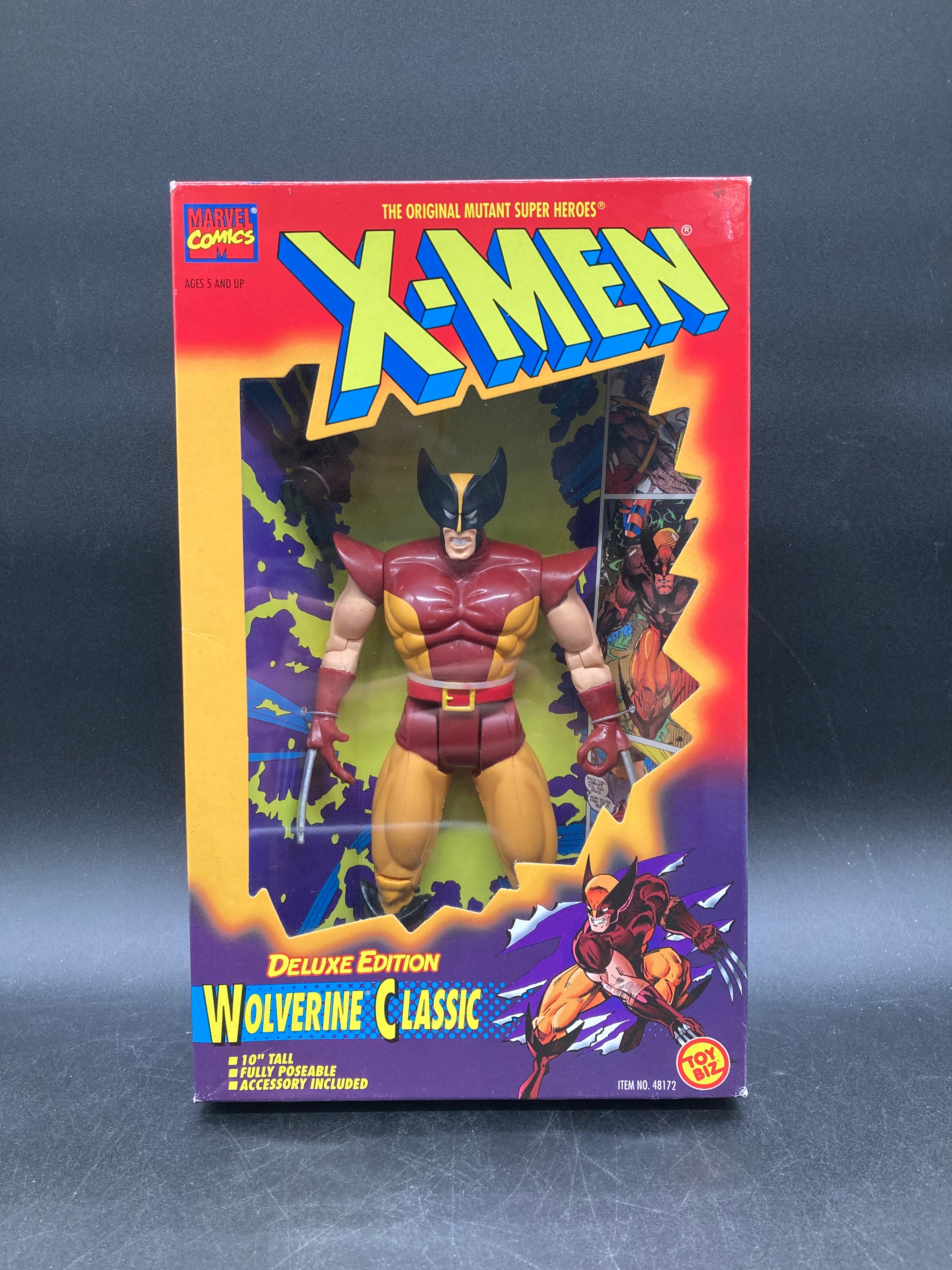 Classic Wolverine Toybiz X-Men Deluxe Edition 10” Figure 1996