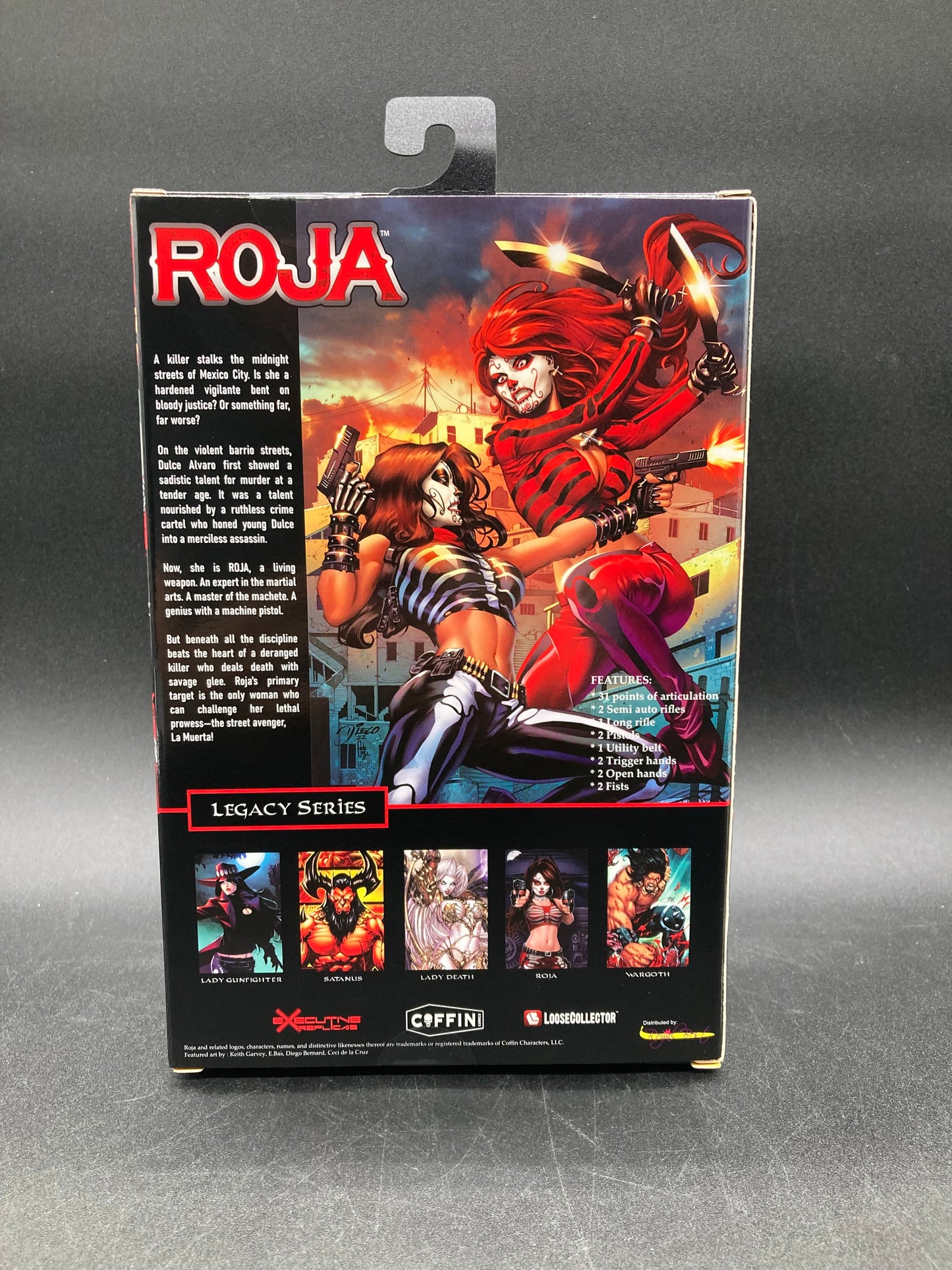 Roja Executive Replicas Legacy Series Coffin Comics Figure 2024