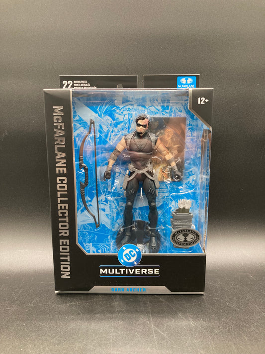 Dark Archer (Grey Variant) McFarlane Collector Edition DC Multiverse Green Arrow Platinum Edition Figure 2025