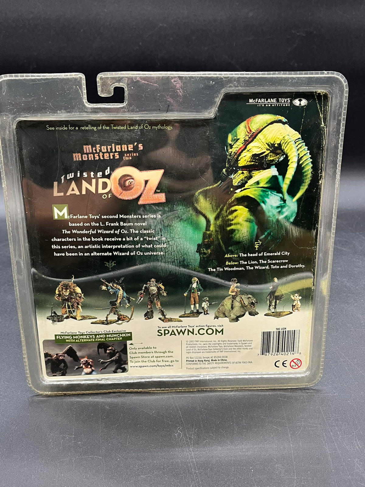 The Lion Twisted Land of Oz Action Figure McFarlane Toys 2003