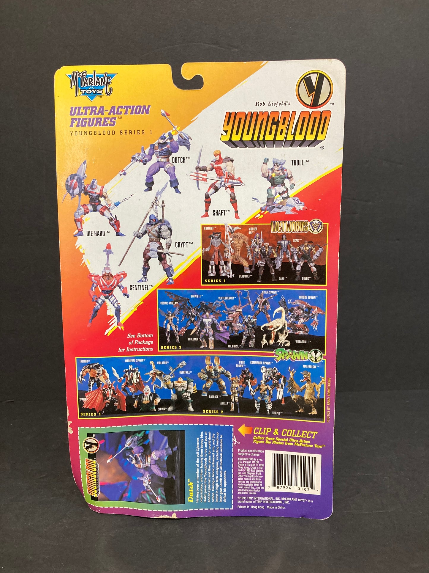 Dutch McFarlane Youngblood Action Figure 1995
