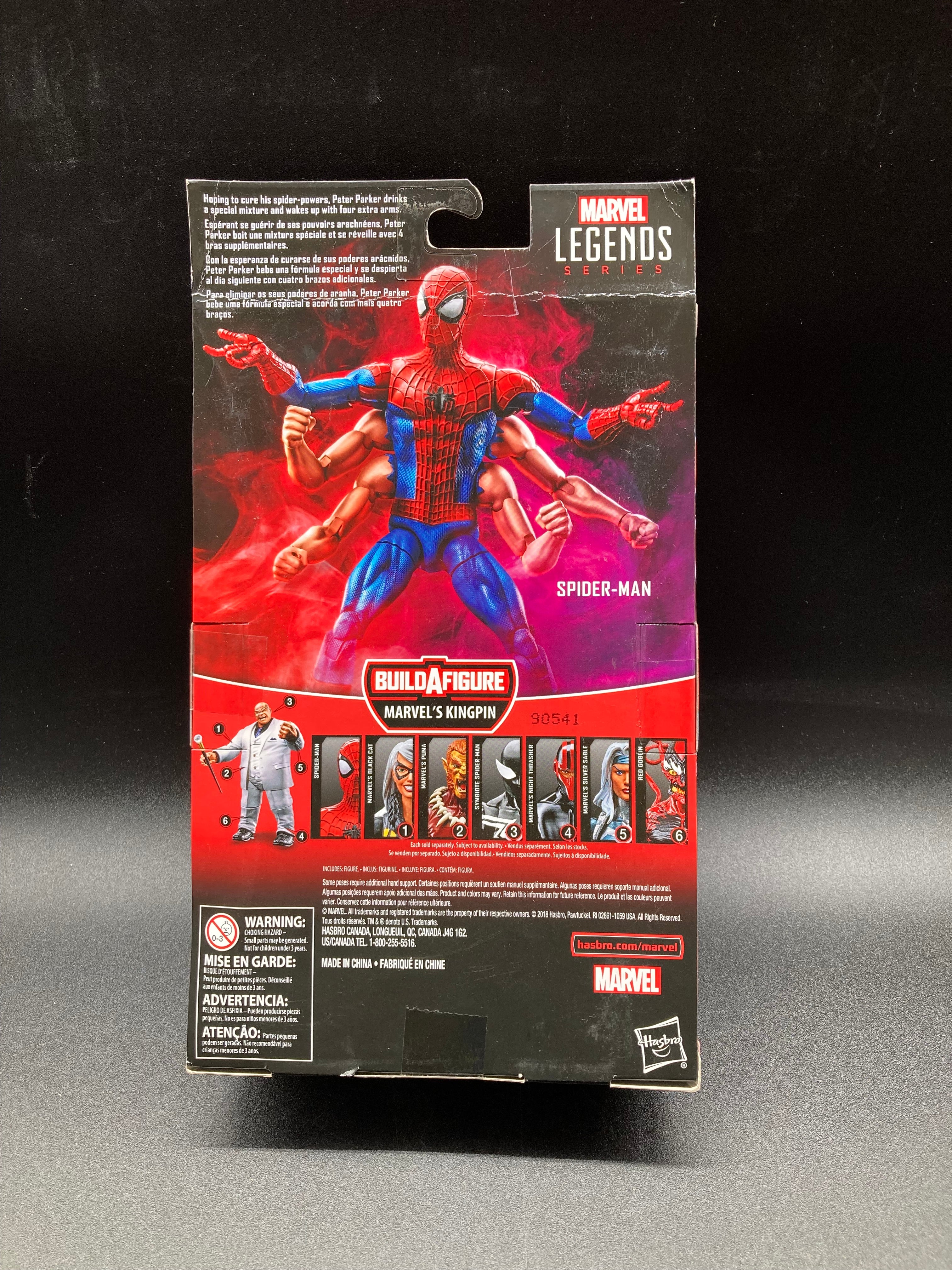 Spider-Man Hasbro Marvel Legends Figure Kingpin BAF 2018 – Uncanny