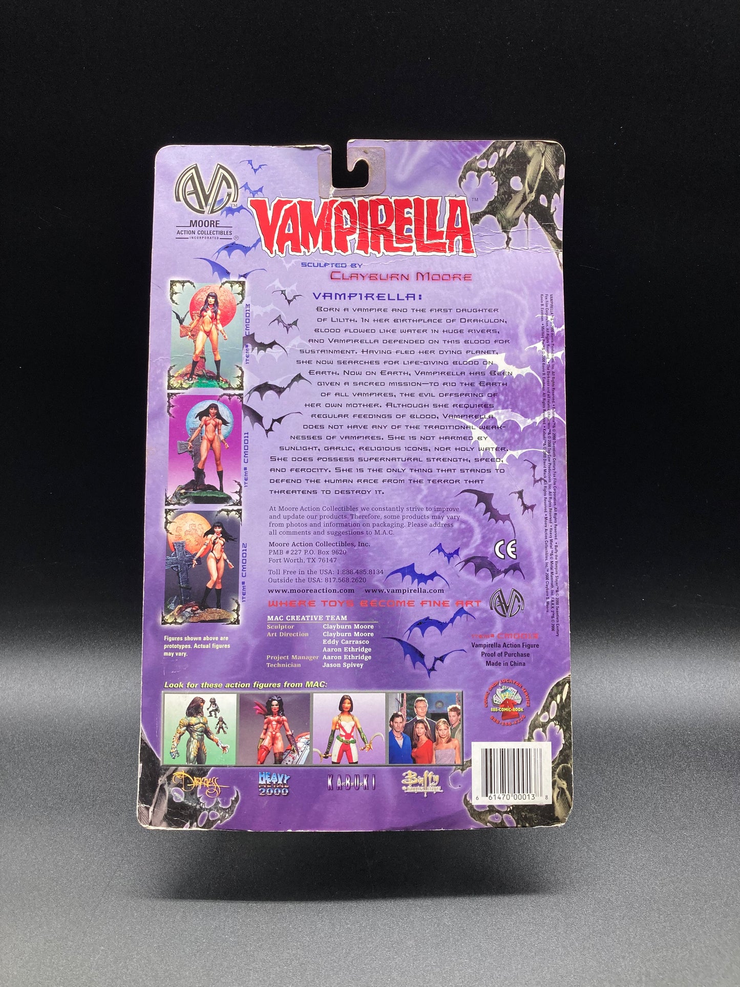 Vampirella Moore Action Collectibles Figure 2000