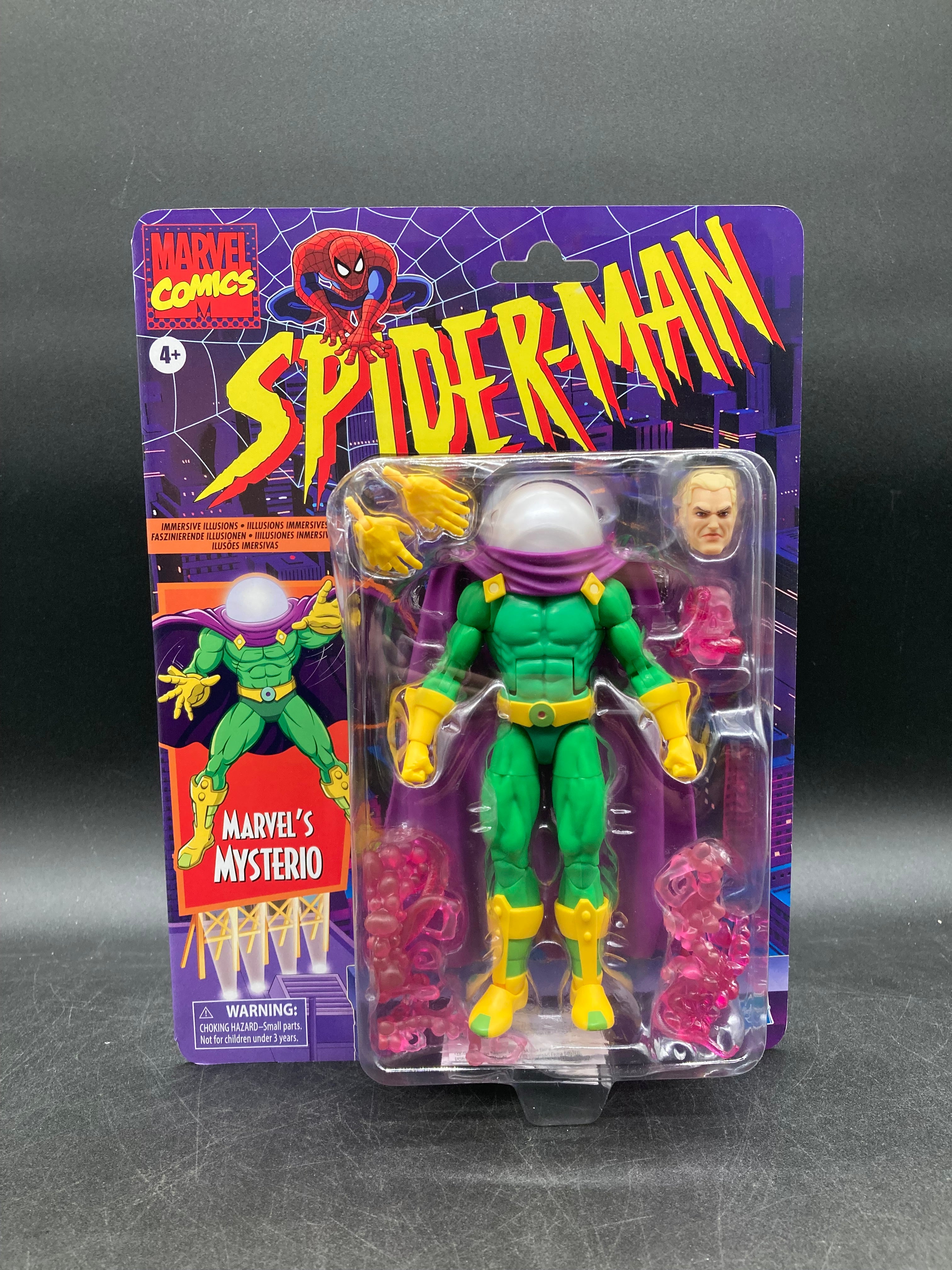 マーベルレジェンド　ミステリオ　ハズブロ Mysterio Spider-Man: Retro Marvel Legends Action Figure – Hasbro