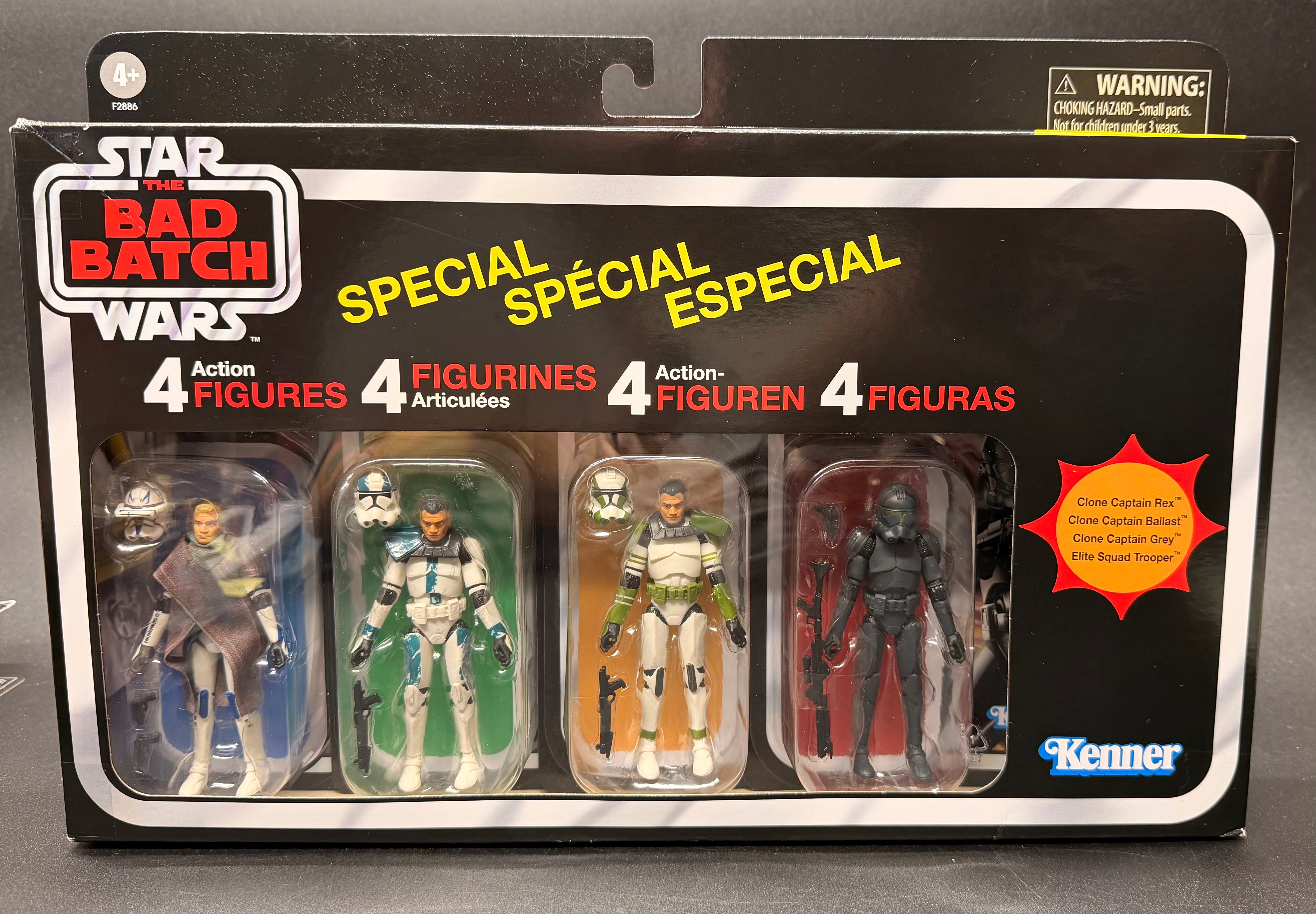 The Bad Batch Star Wars 4 Figure Set. Vintage Collection 3.75 in Hasbro