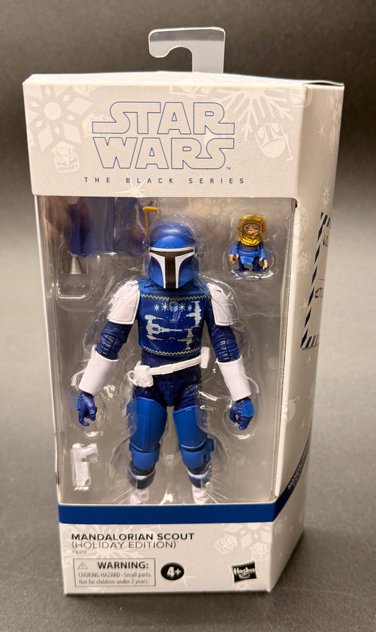 Mandalorian Scout (Holiday Edition) Star Wars Black Series 6 in. Figure Hasbro