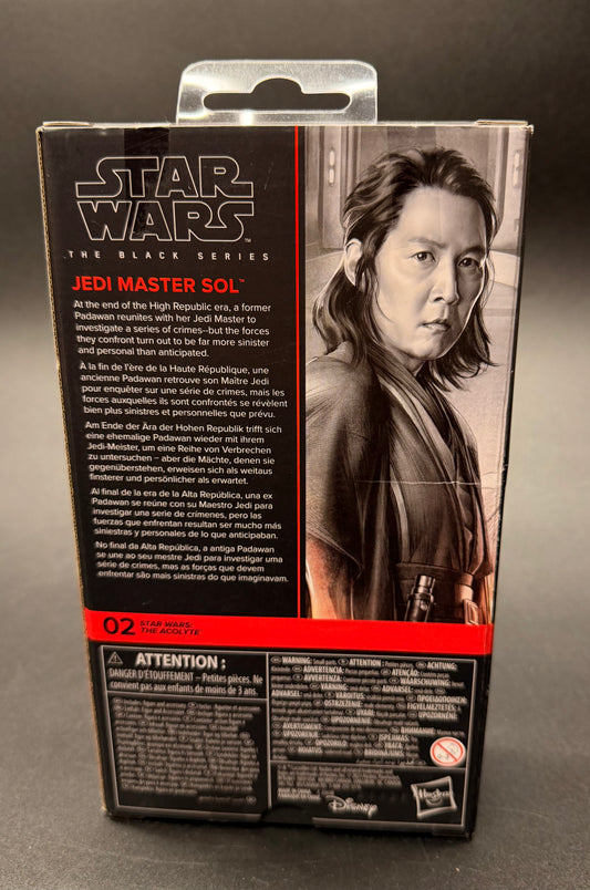 Jedi Master Sol Star Wars: The Acolyte Black Series 6 in. Figure Hasbro