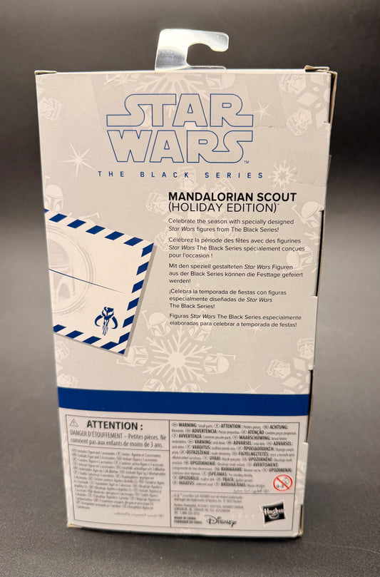 Mandalorian Scout (Holiday Edition) Star Wars Black Series 6 in. Figure Hasbro