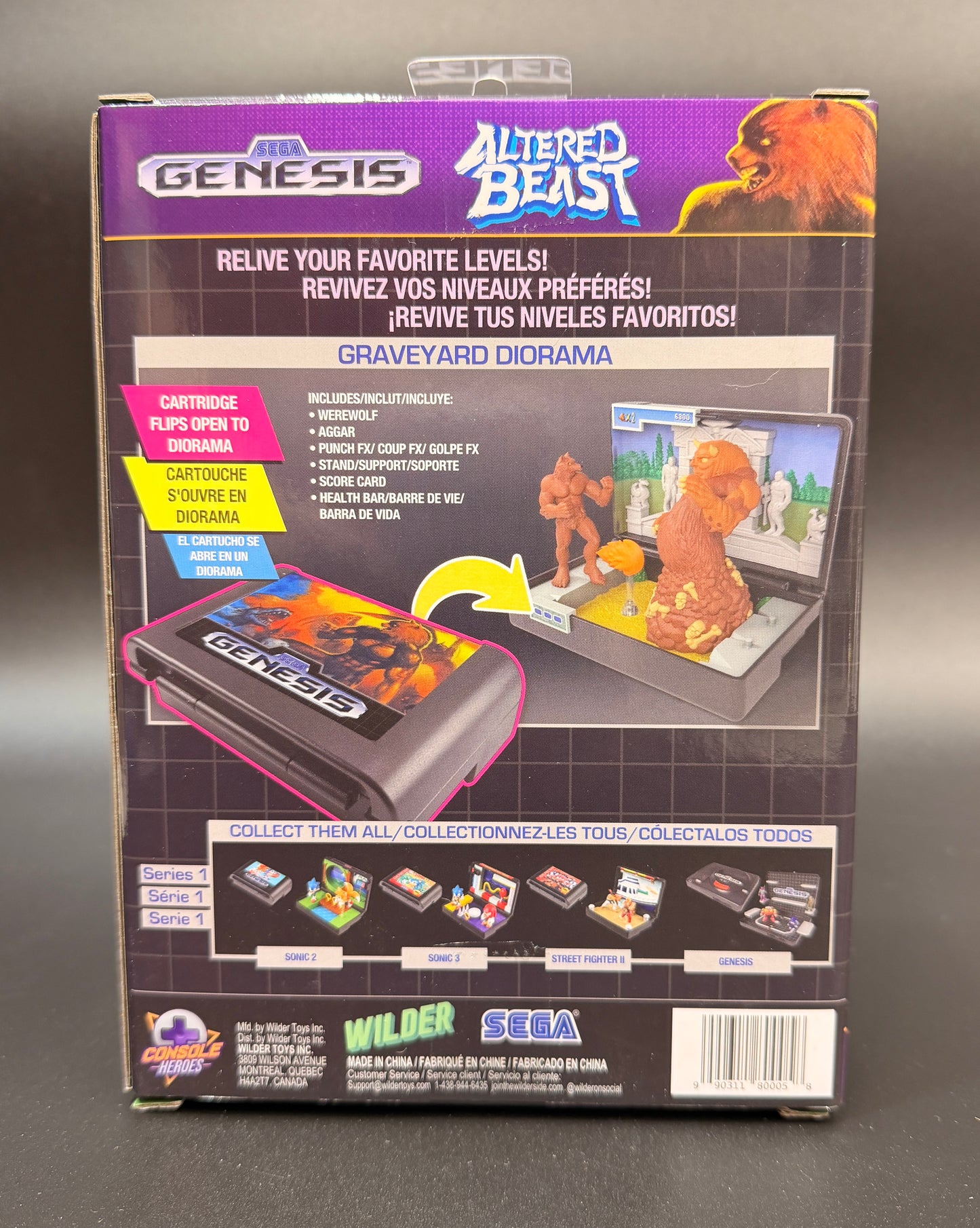 Altered Beast Console Heroes Sega Genesis Series 1 Diorama