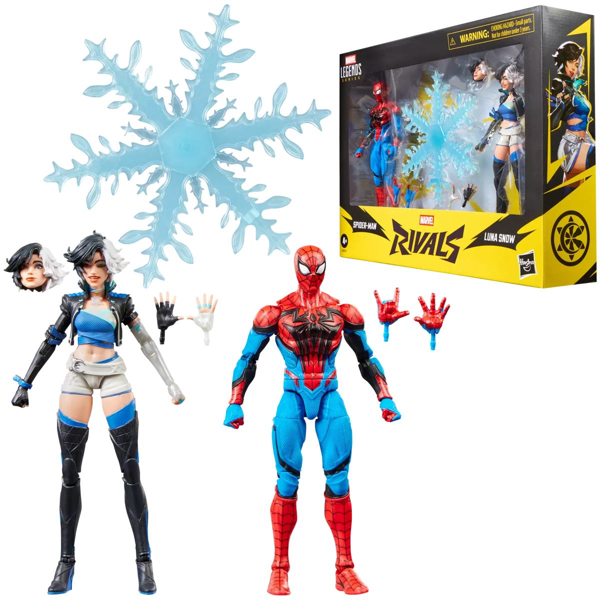 Spider-Man and Luna Snow Marvel Rivals Marvel Legends Action Figure Set Hasbro 2026