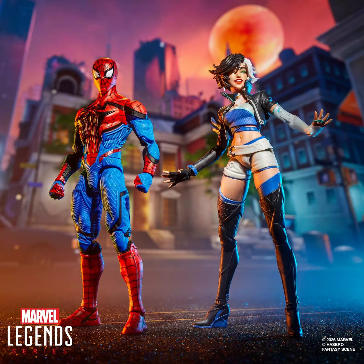 Spider-Man and Luna Snow Marvel Rivals Marvel Legends Action Figure Set Hasbro 2026