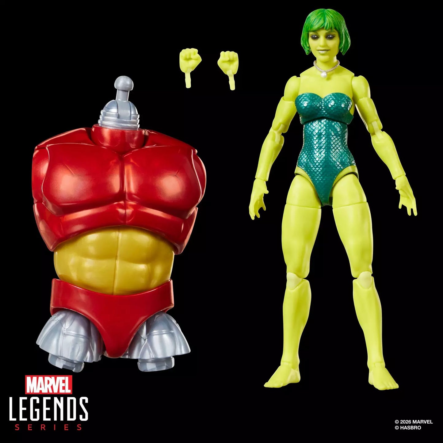 Marvel's Marrina (BAF Marvel's Box)  Figure Marvel Legends Hasbro 2026 Figure and accessories.