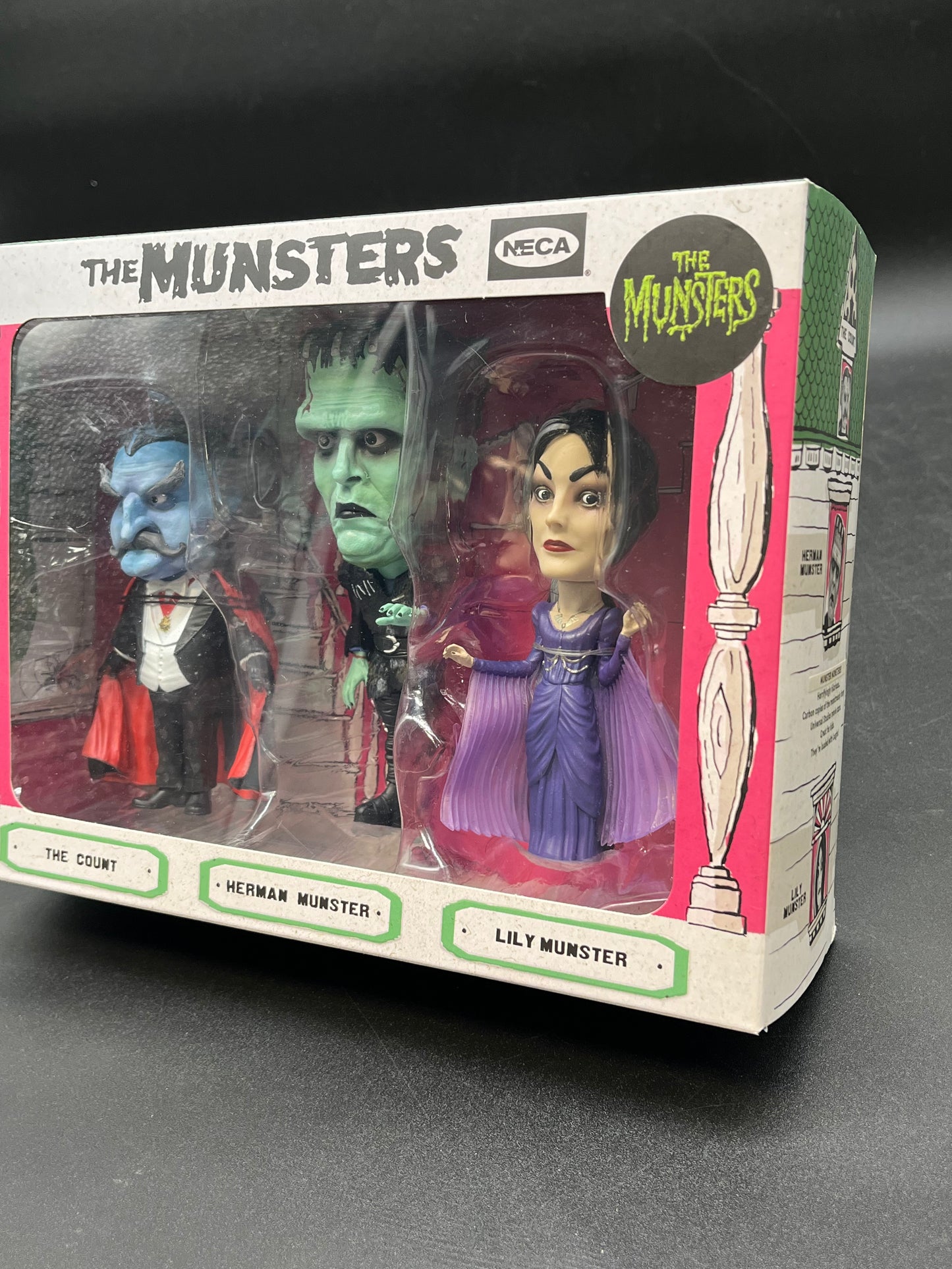 Rob Zombie's The Munsters Little Big Head 3 Pack Neca 2022