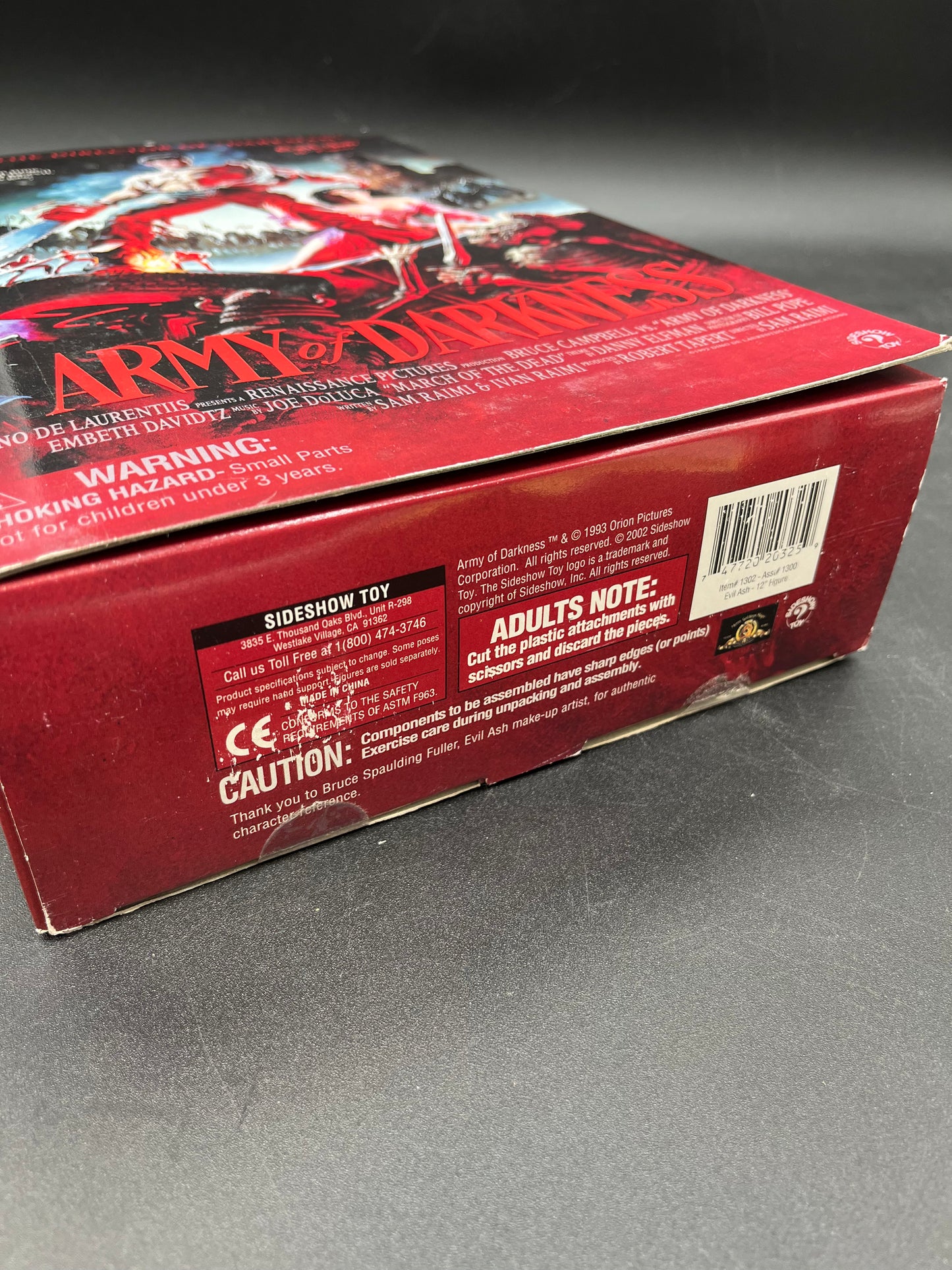 Evil Ash Sideshow Collectibles Army of Darkness Collectible 12” Figure 2002