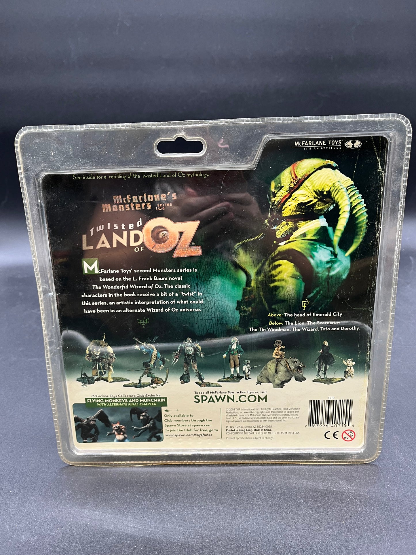 Toto Twisted Land of Oz Action Figure McFarlane Toys 2003