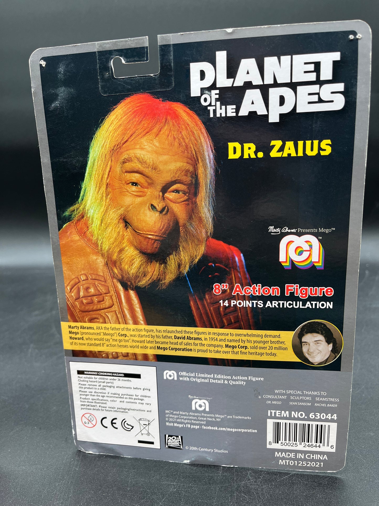 Dr. Zaius 8" Mego Planet of the Apes 2021