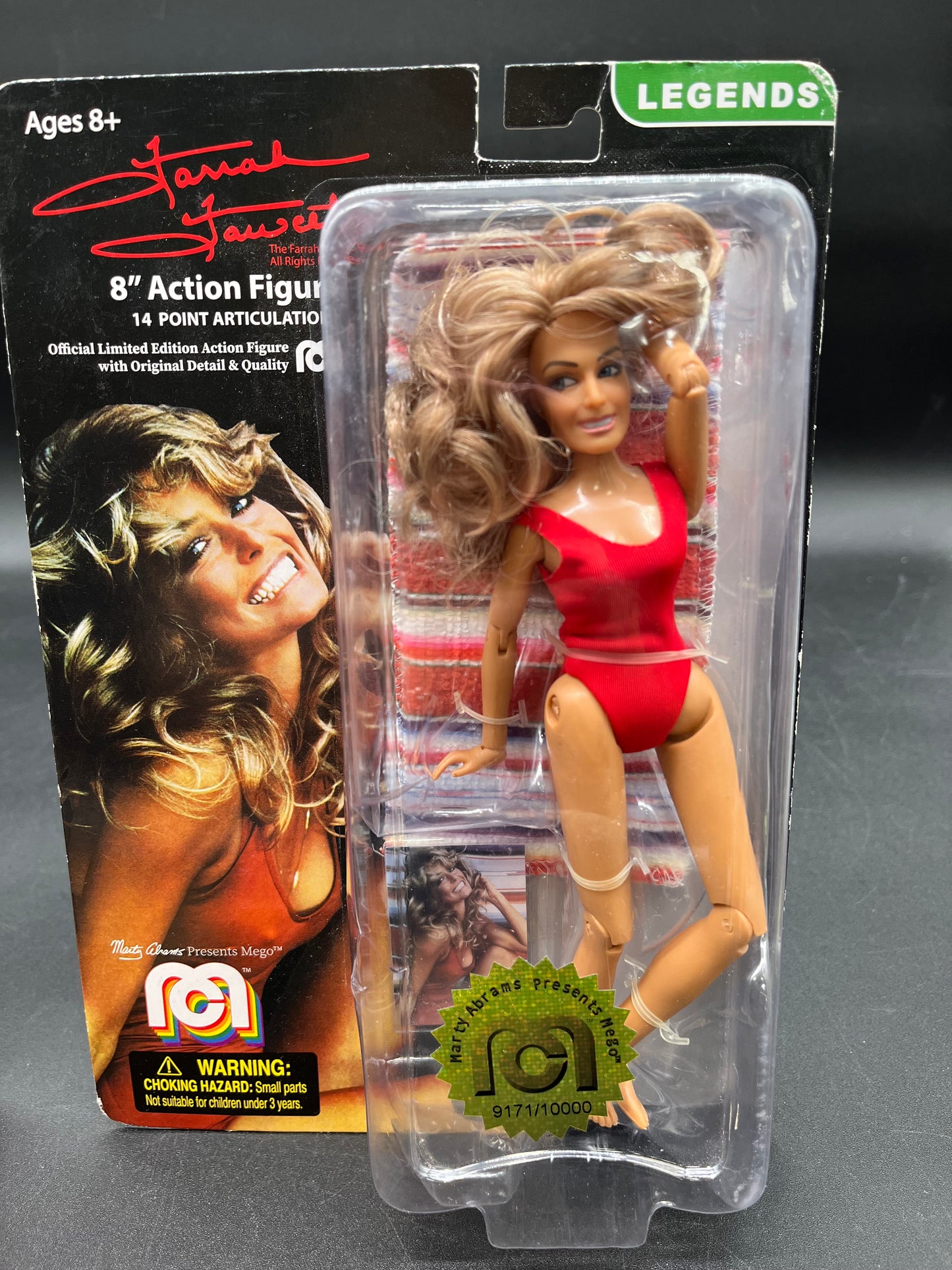 Farrah Fawcett Limited Edition Mego 8" Action Figure 2018