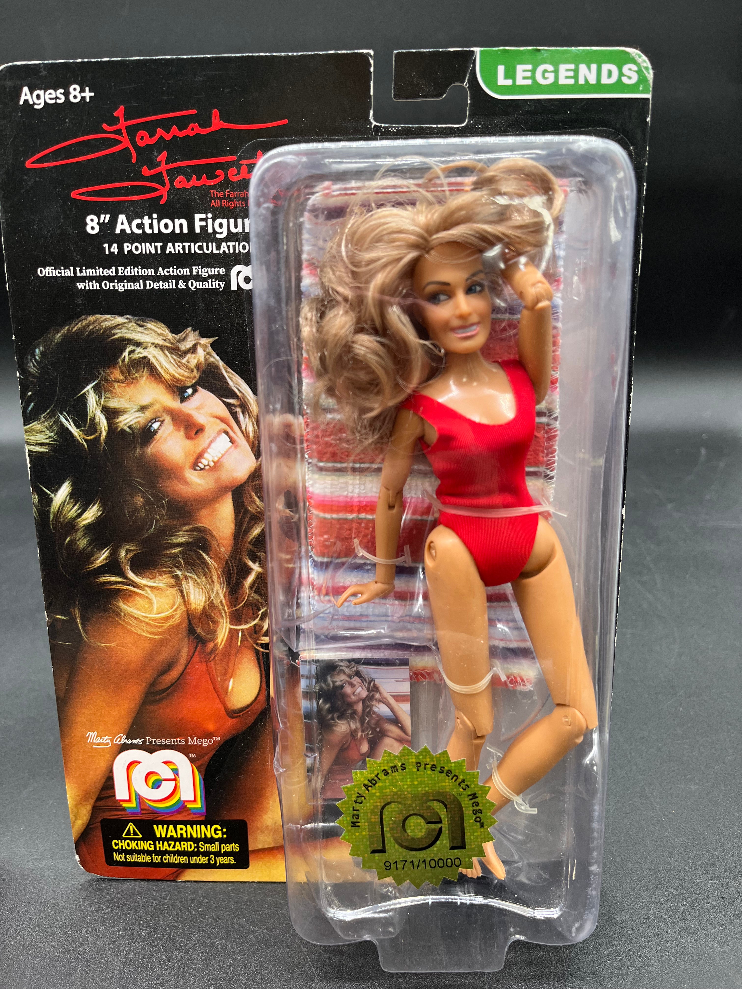 Farrah Fawcett Limited Edition Mego 8" Action Figure 2018