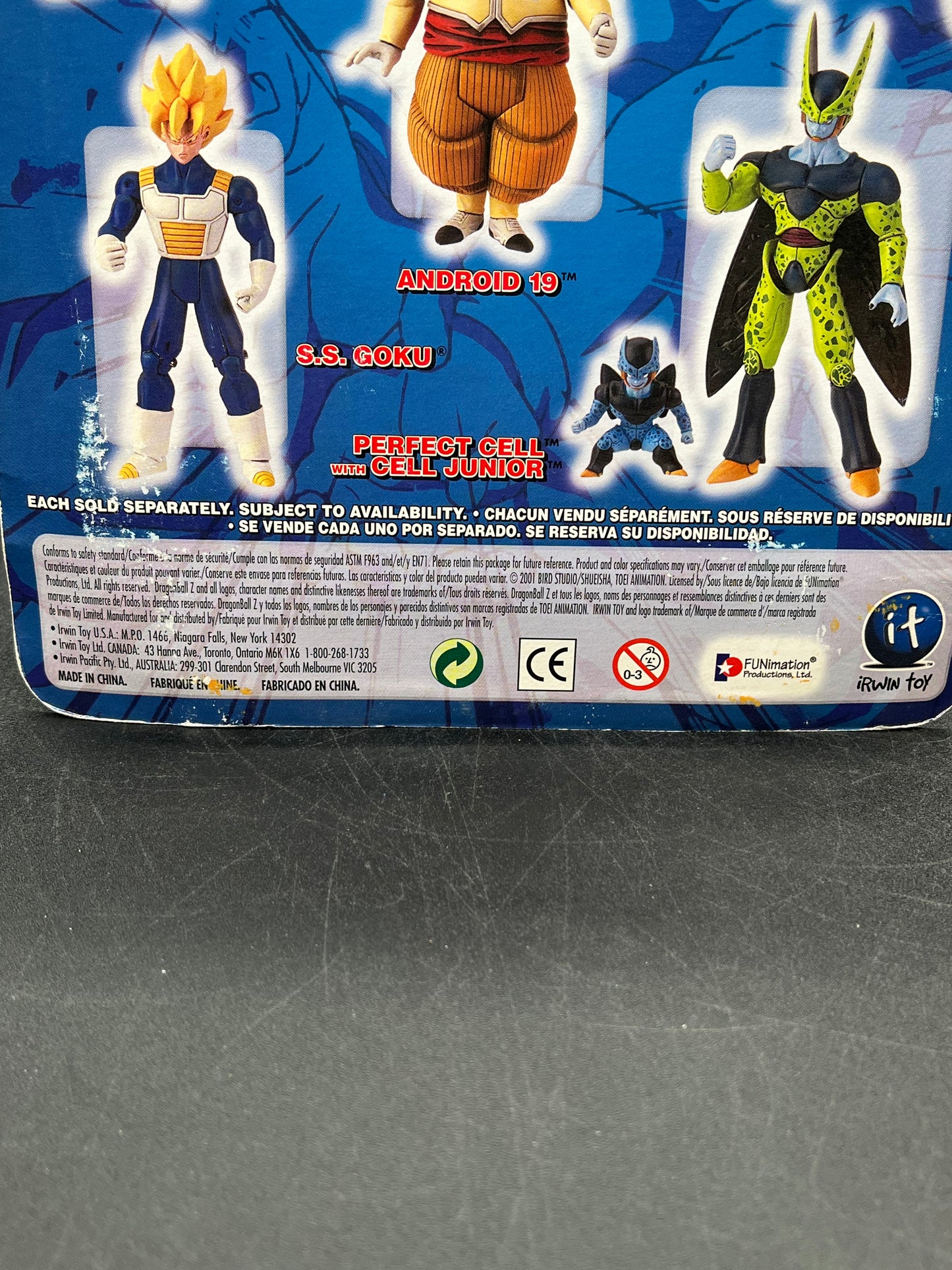 Android 19 Irwin Toy Dragon Ball Z Androids Saga 2001