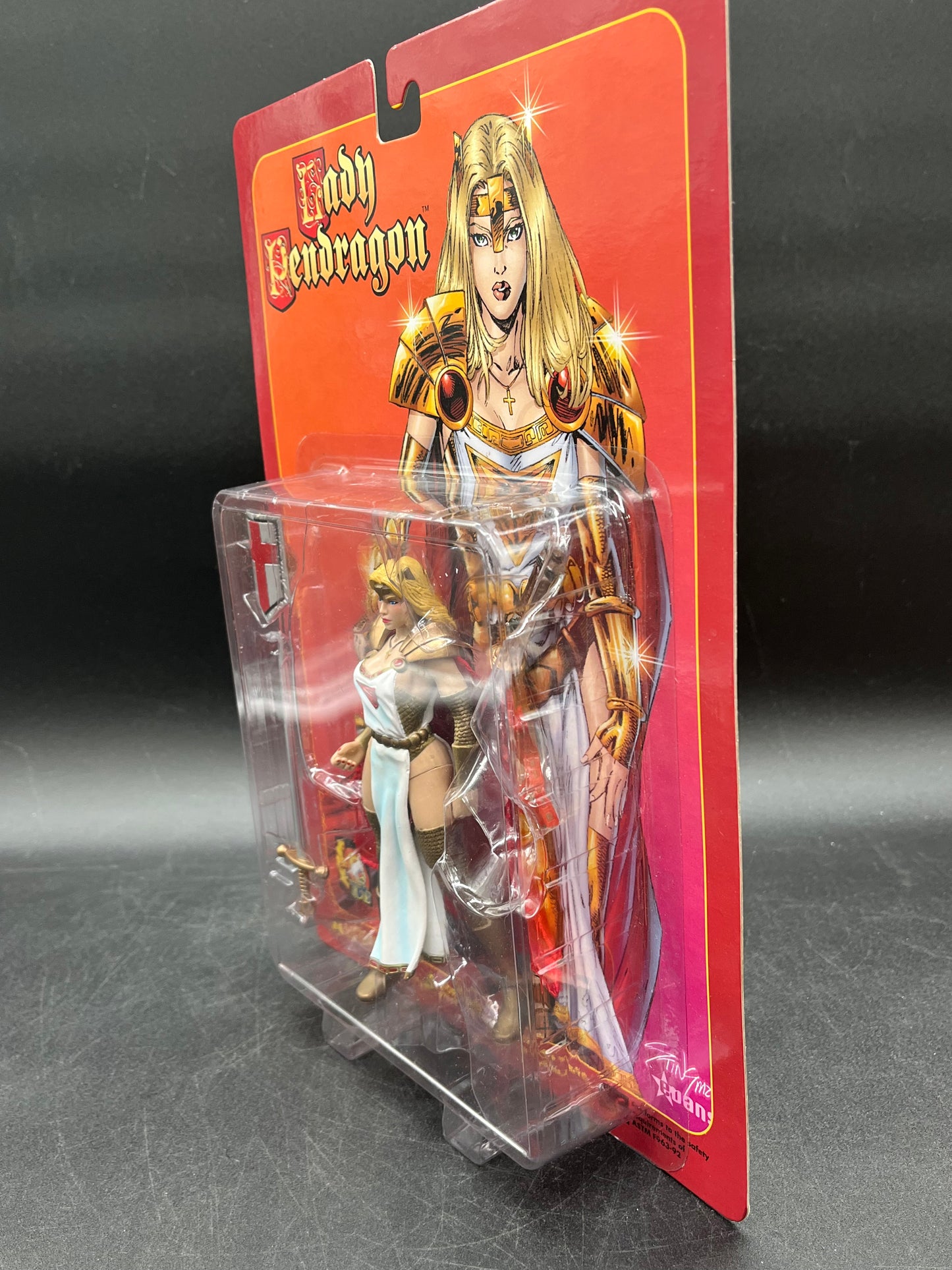 Lady Pendragon (White Veriant) Action Figure Silver Hawk Productions 1999