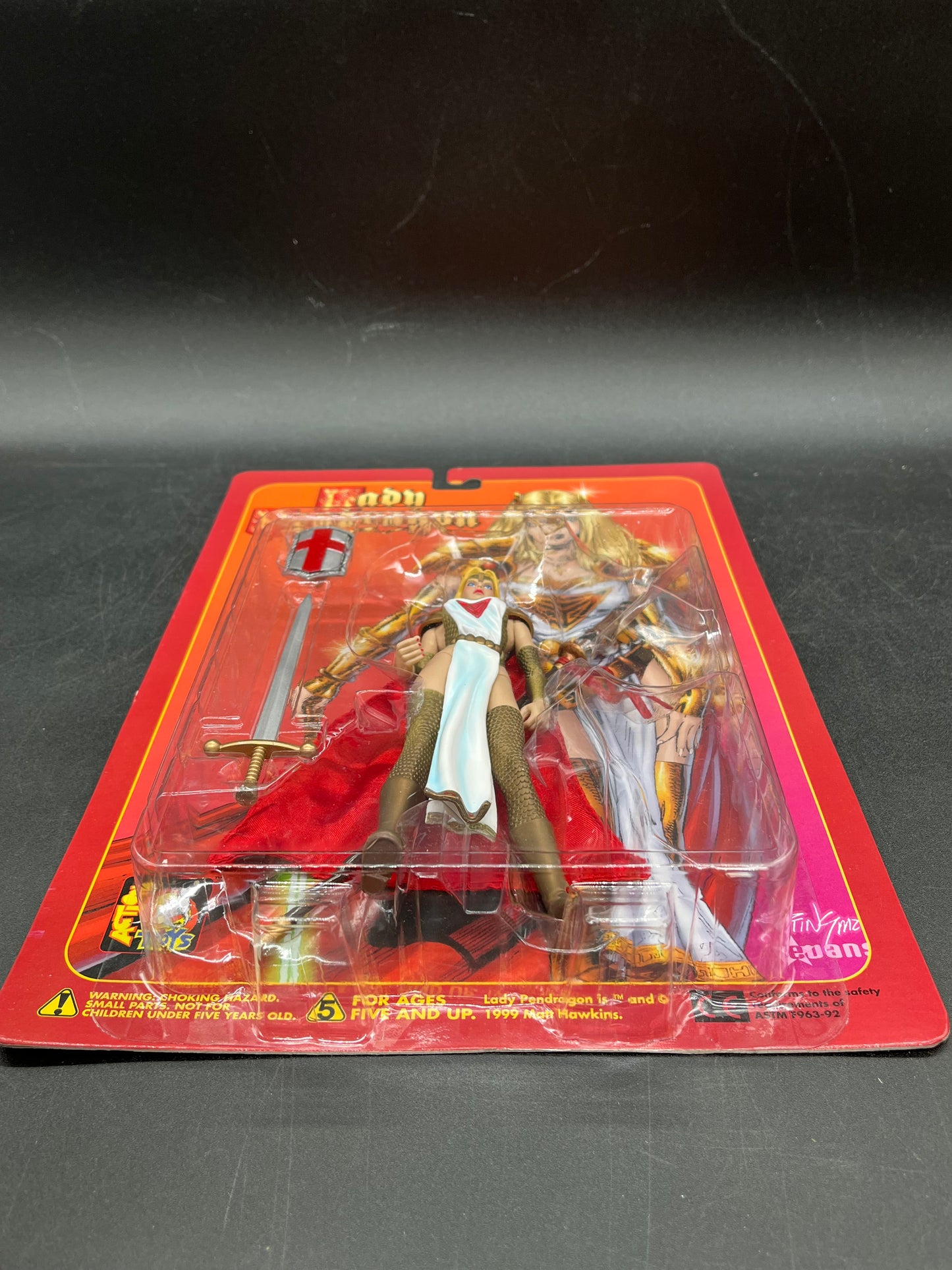 Lady Pendragon (White Veriant) Action Figure Silver Hawk Productions 1999