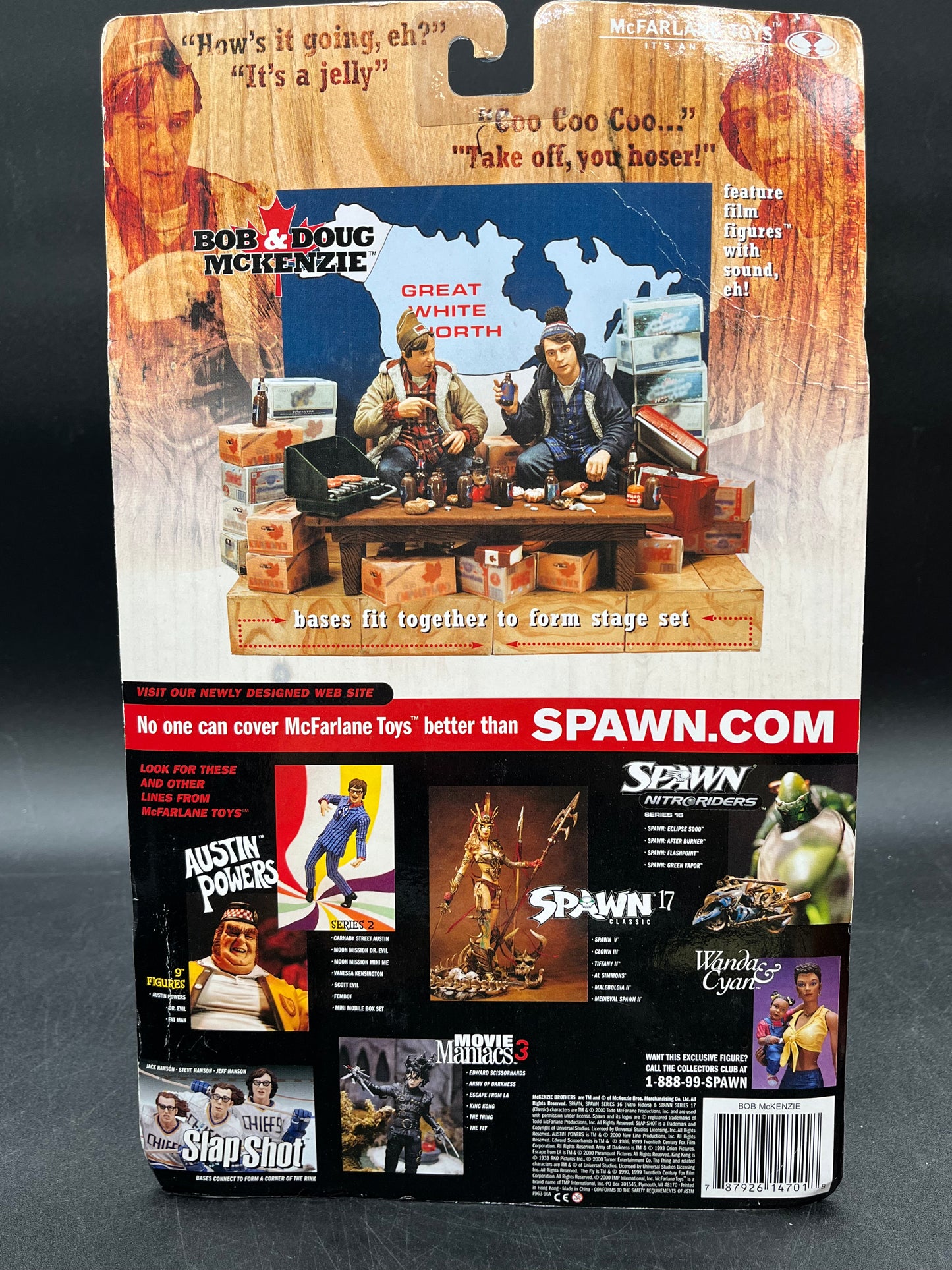 Bob McKenzie Figure McFarlane Adventures of Bob & Doug McKenzie: Strange Brew 2000