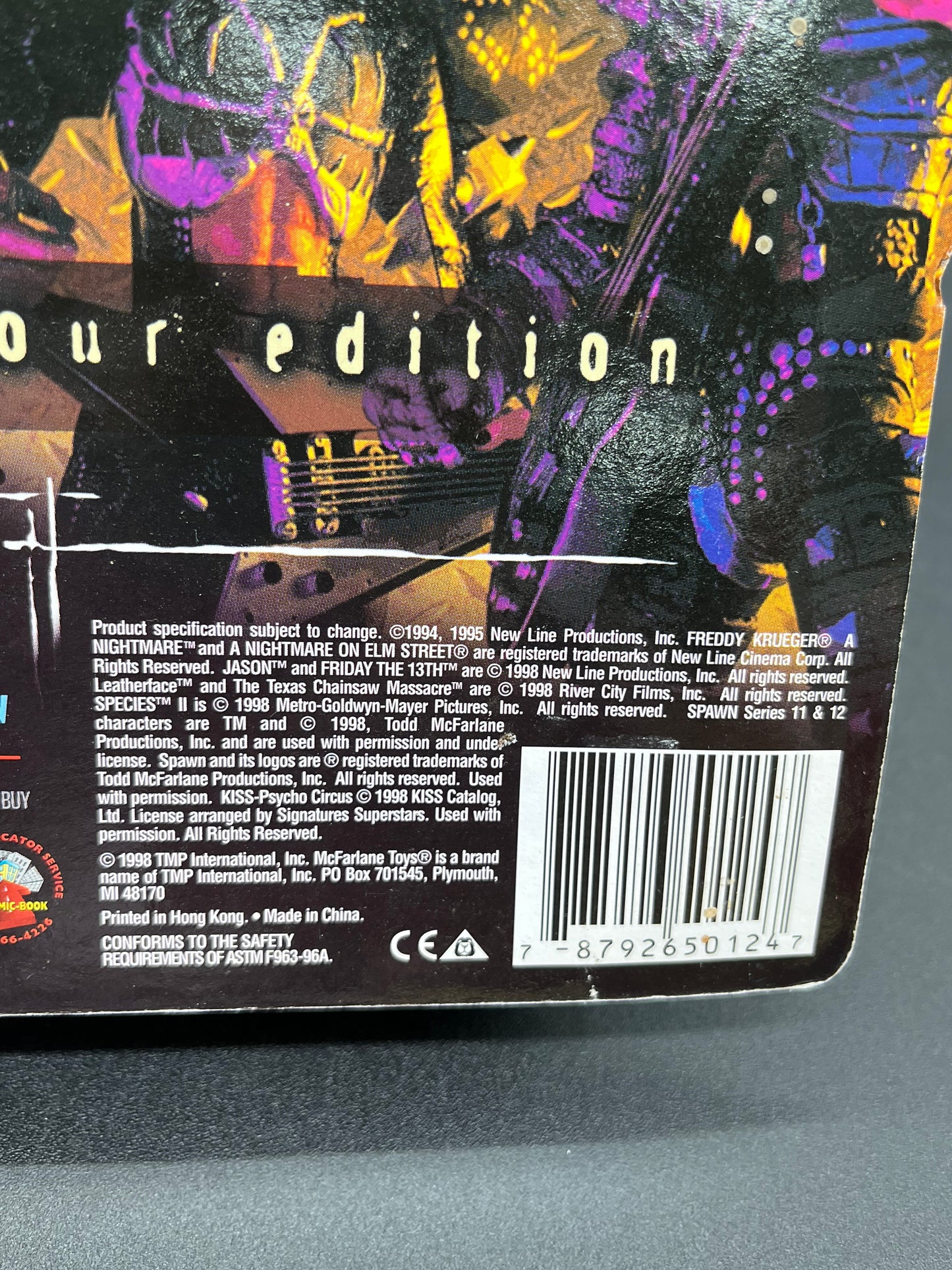 Peter Criss McFarlane KISS Psycho Circus Tour Edition 1998