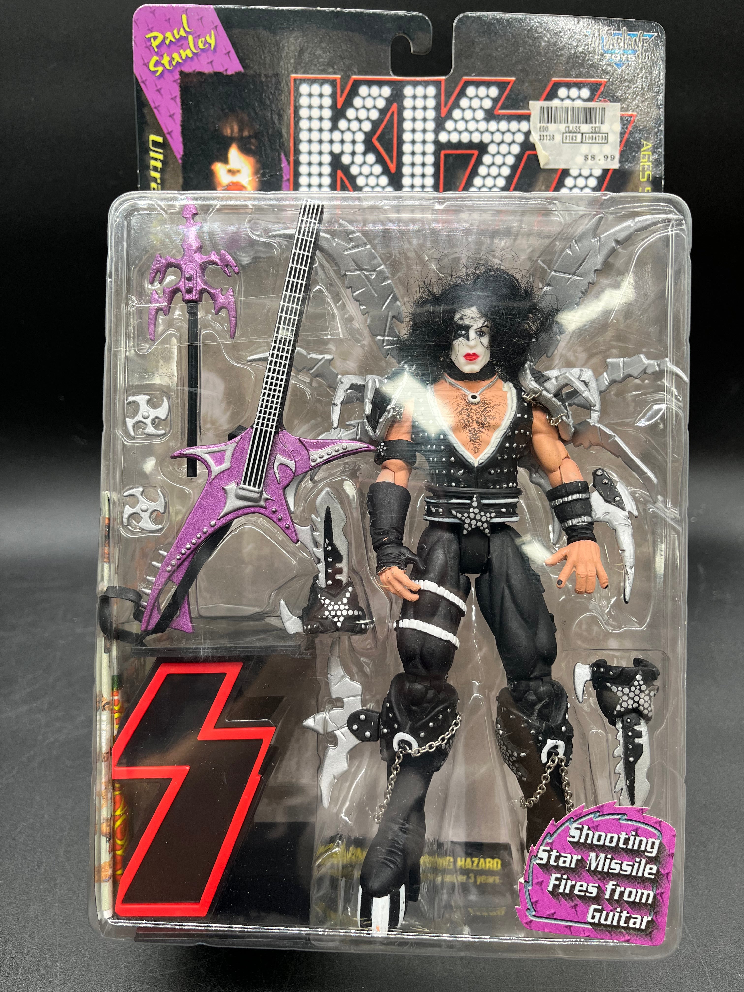 Paul Stanley McFarlane KISS Ultra-Action Figure with Stand 1997