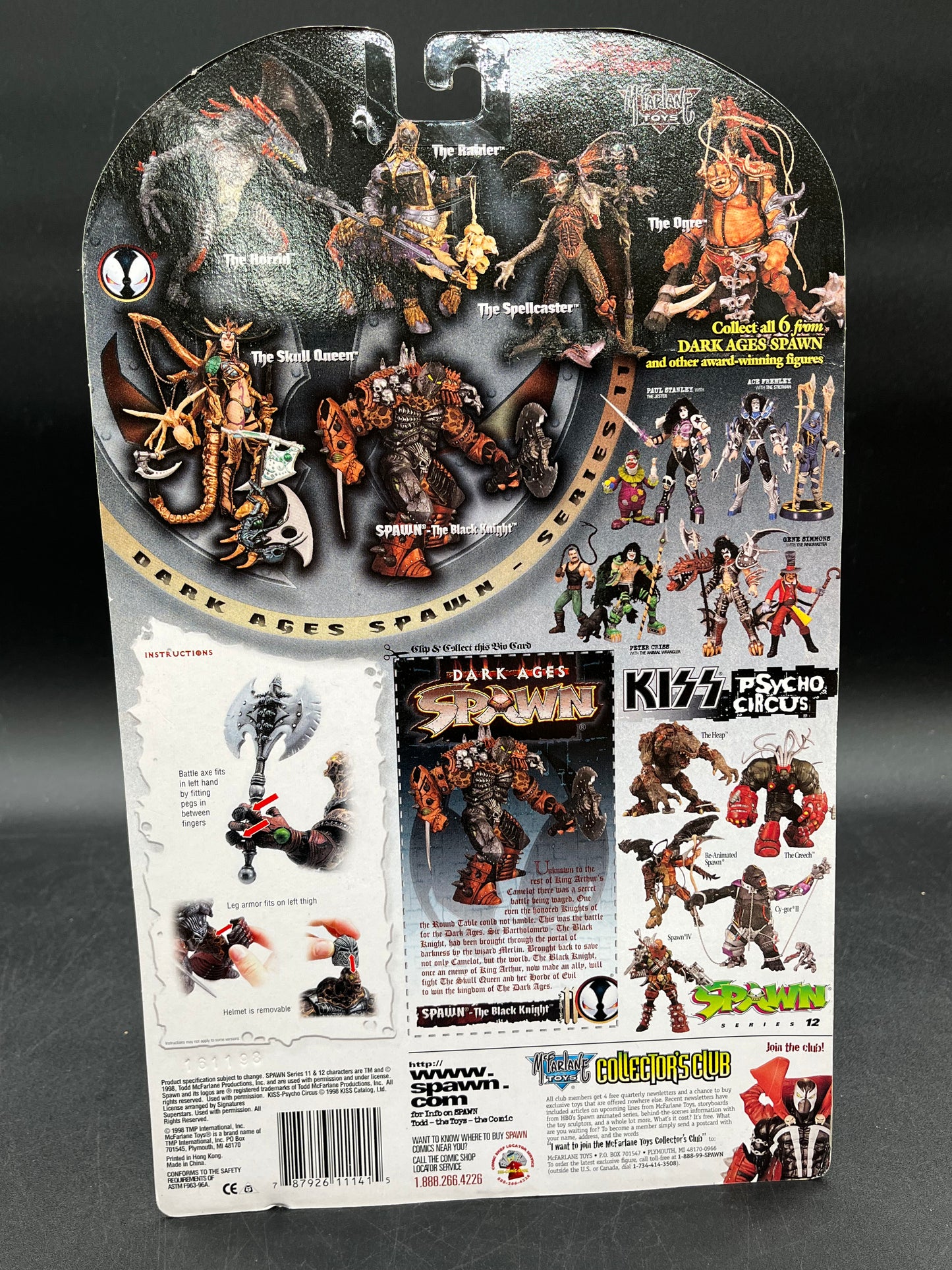 The Black Knight McFarlane Dark Ages Spawn 1998