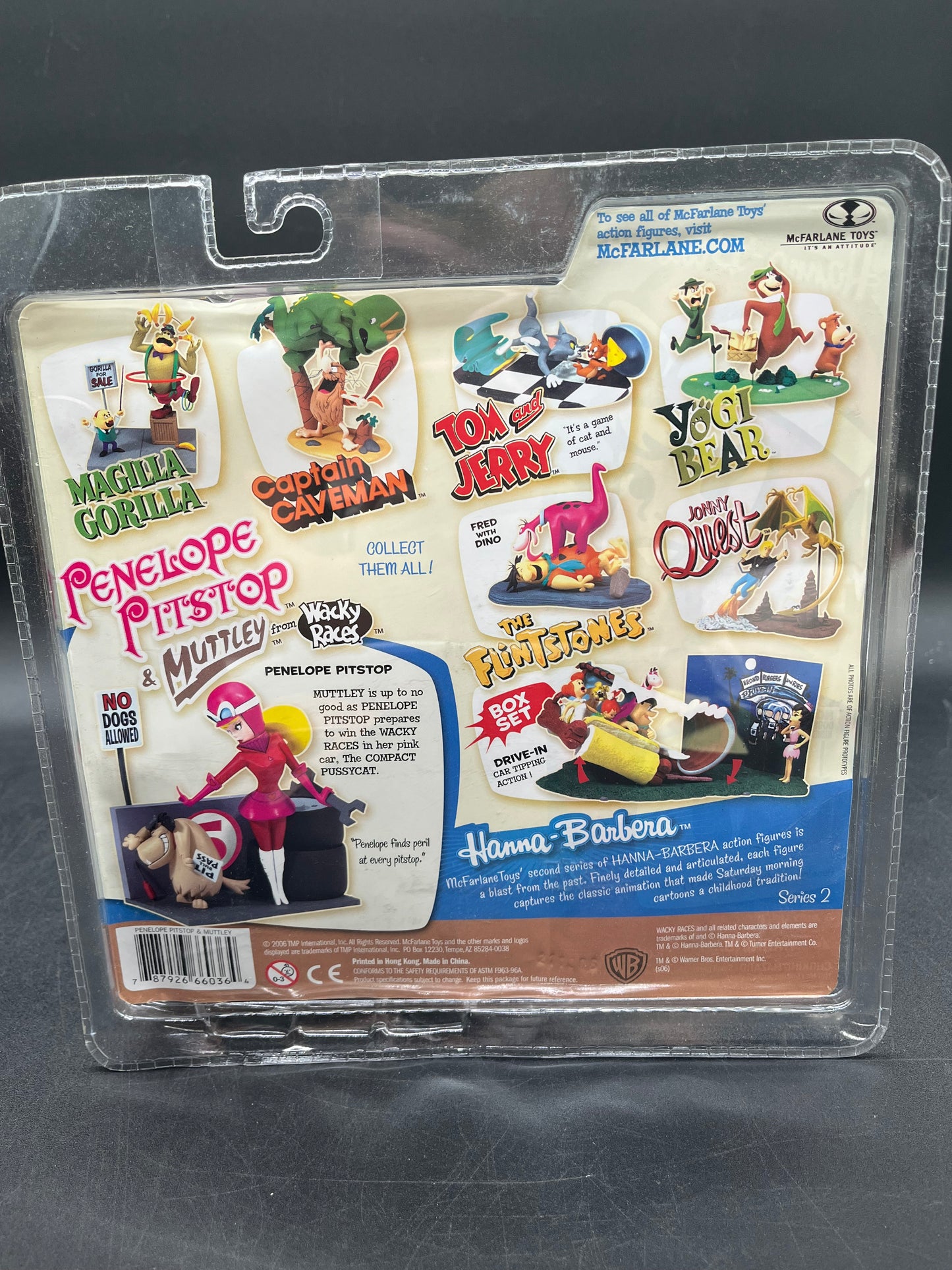 Penelope Pitstop & Muttley Wacky Races McFarlane Hanna-Barbera 2006