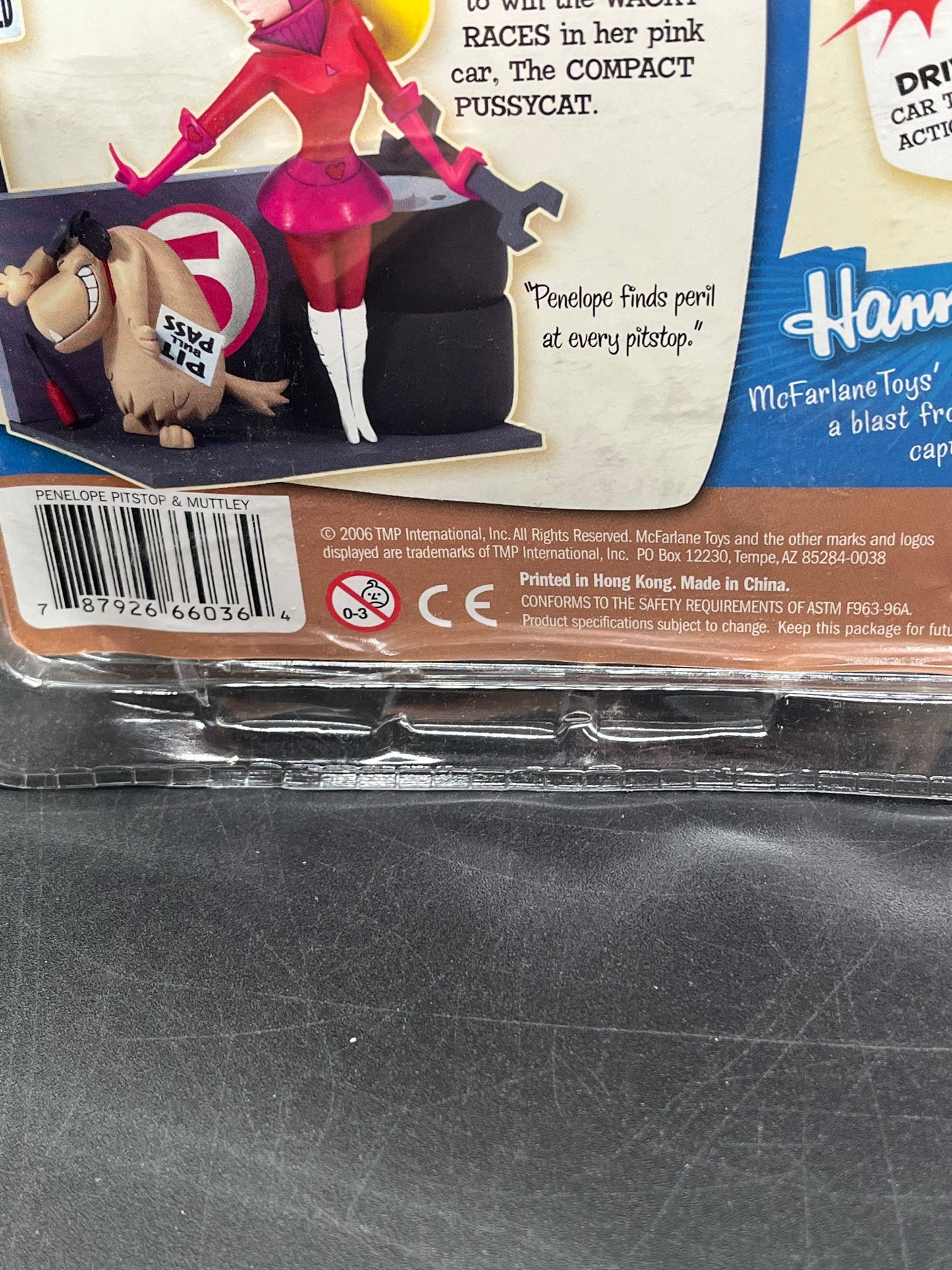 Penelope Pitstop & Muttley Wacky Races McFarlane Hanna-Barbera 2006