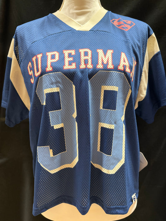 Women’s Blue Superman Football Jersey