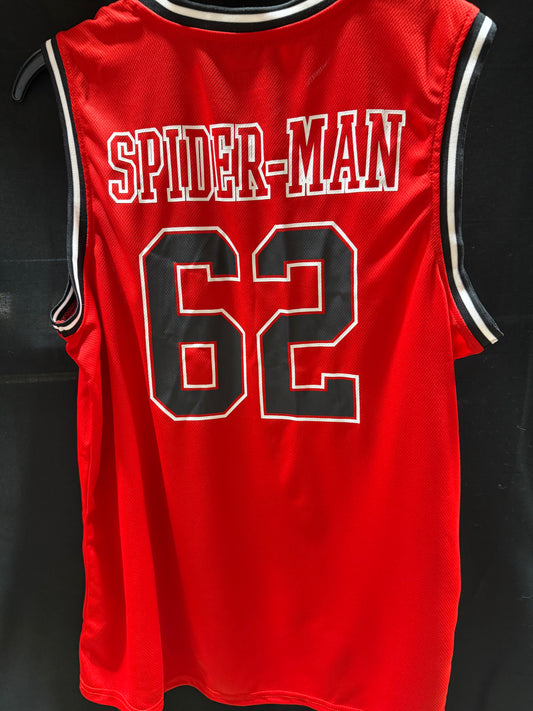 Official "Amazing Spider-Man" 1962 Commemorative Red Basketball Jersey
