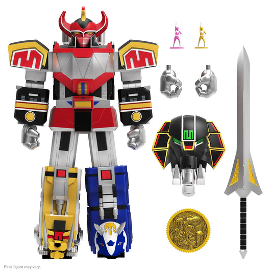 MegaZord Mighty Morphin Power Rangers 7 in. Action Figure Ultimates! Super7