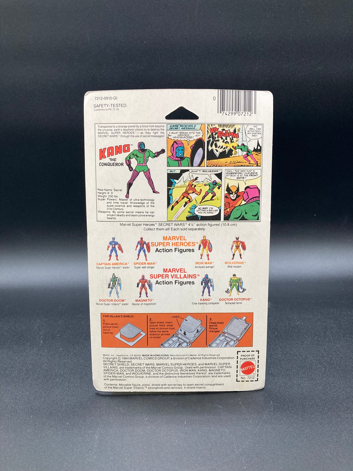 KANG Mattel Marvel Superheroes Secret Wars Figure 1984
