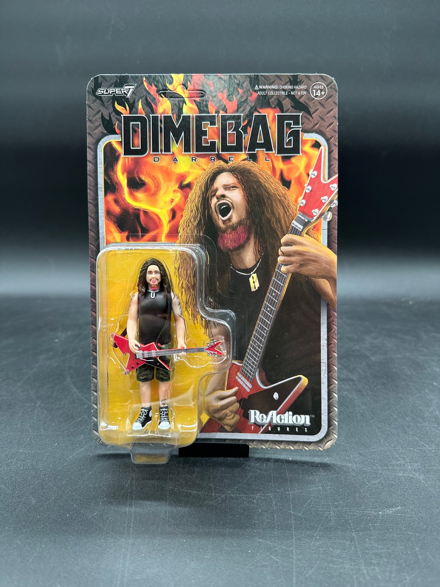 Dimebag Darrell Culprit Pantera ReAction Figure (unpunched) 3.75