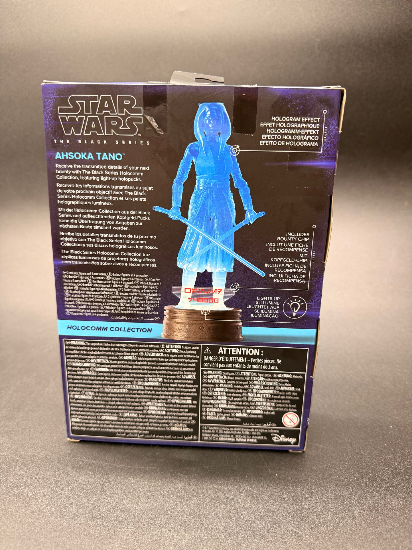 Ahsoka Tano Star Wars Black Series Holocomm Collection 6 in. Figure Hasbro