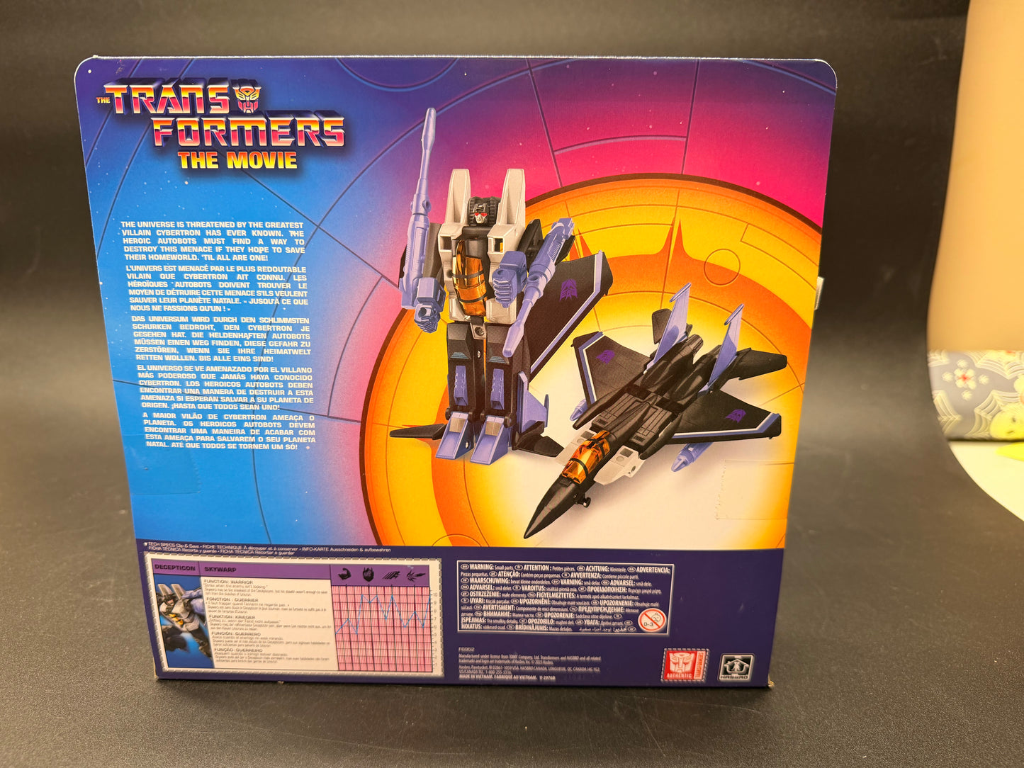 Skywarp Transformers the Movie Figure