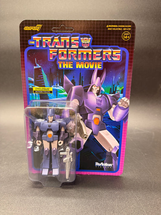 Cyclonus Transformers figure Reaction Super7