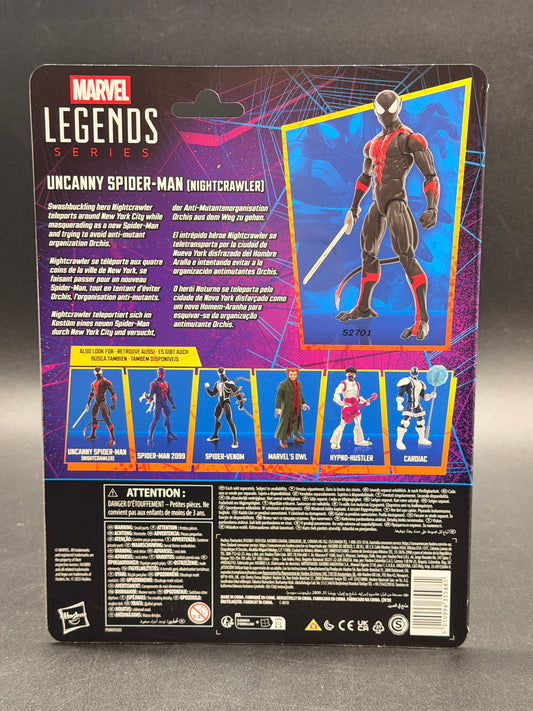 Uncanny Spider-Man ( Nightcrawler) Retro Card Hasbro 6 in. Figure 2025