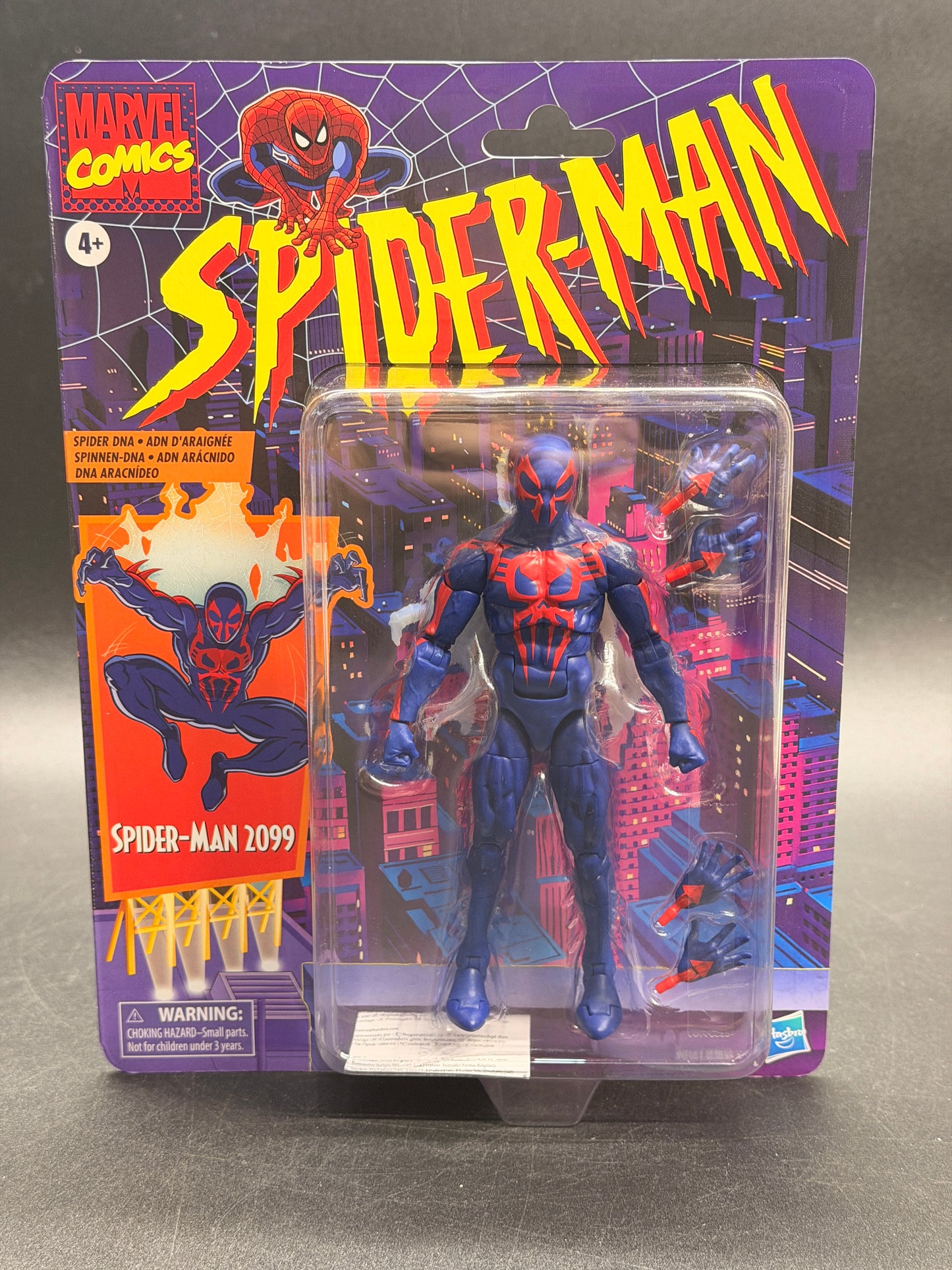 Spider-Man 2099 Hasbro Marvel Legends Spider-Man Retro Figure 2025