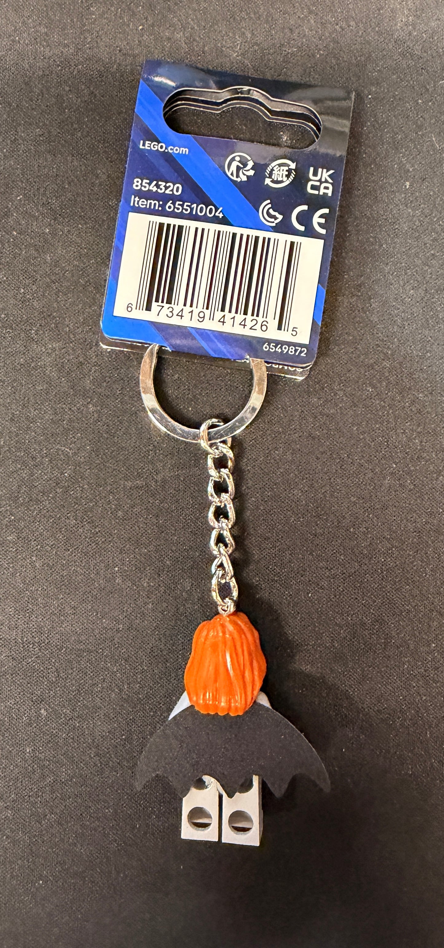 BatGirl Lego minifigure keychain