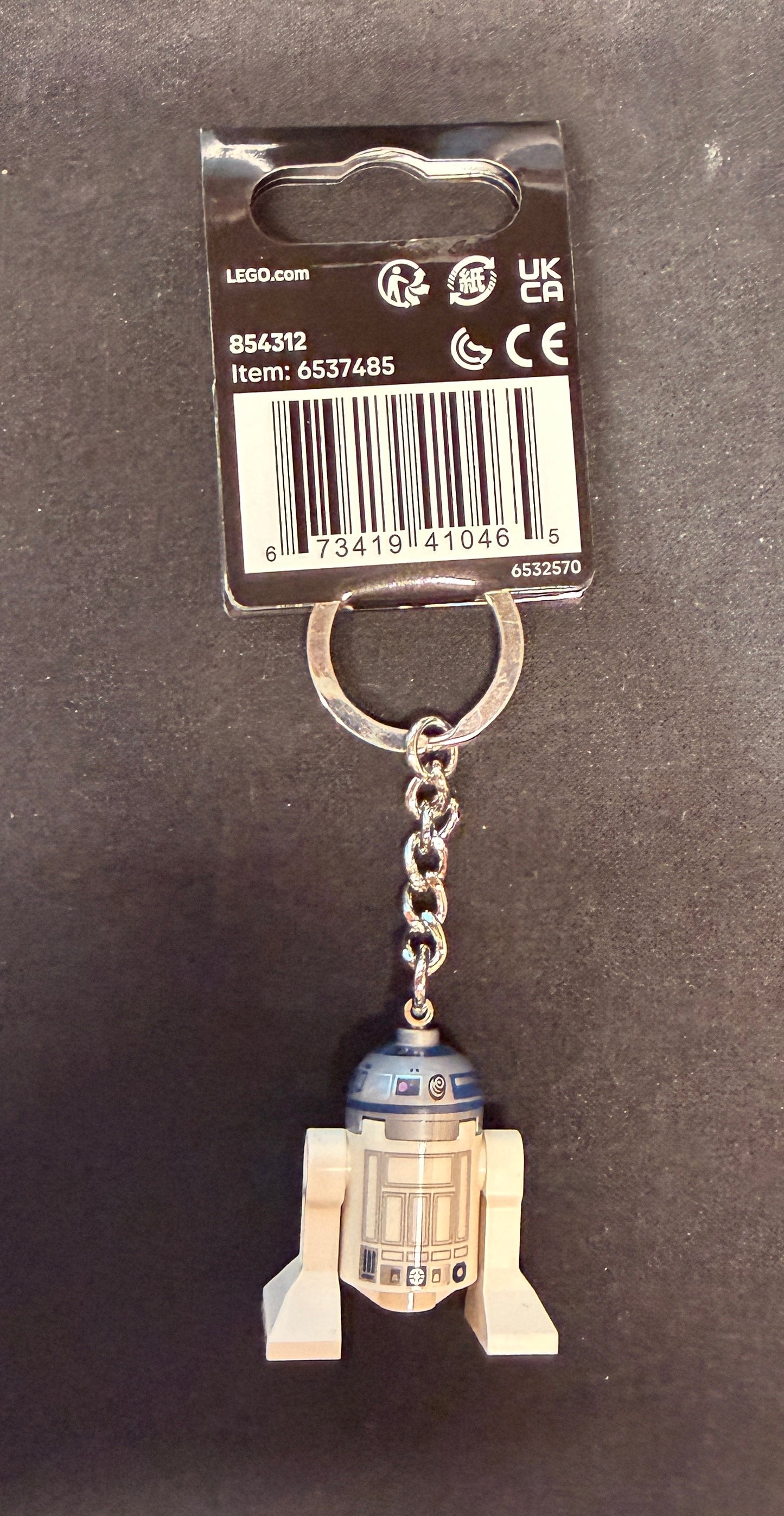 R2-D2 Lego minifigure keychain