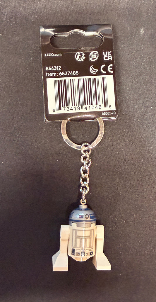 R2-D2 Lego minifigure keychain