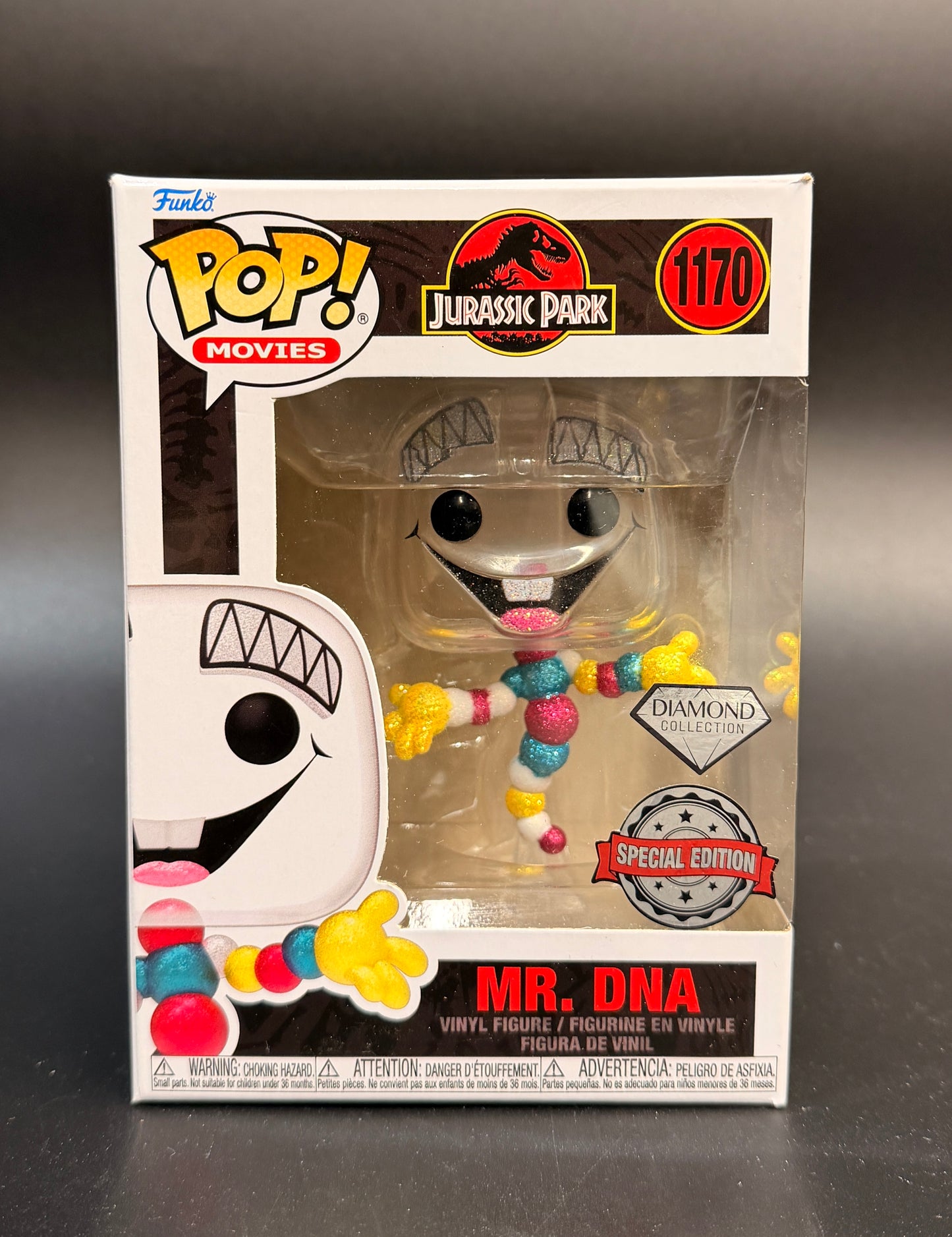 Mr. DNA Jurassic Park Diamond Collection Special Edition Funko Pop! Figure
