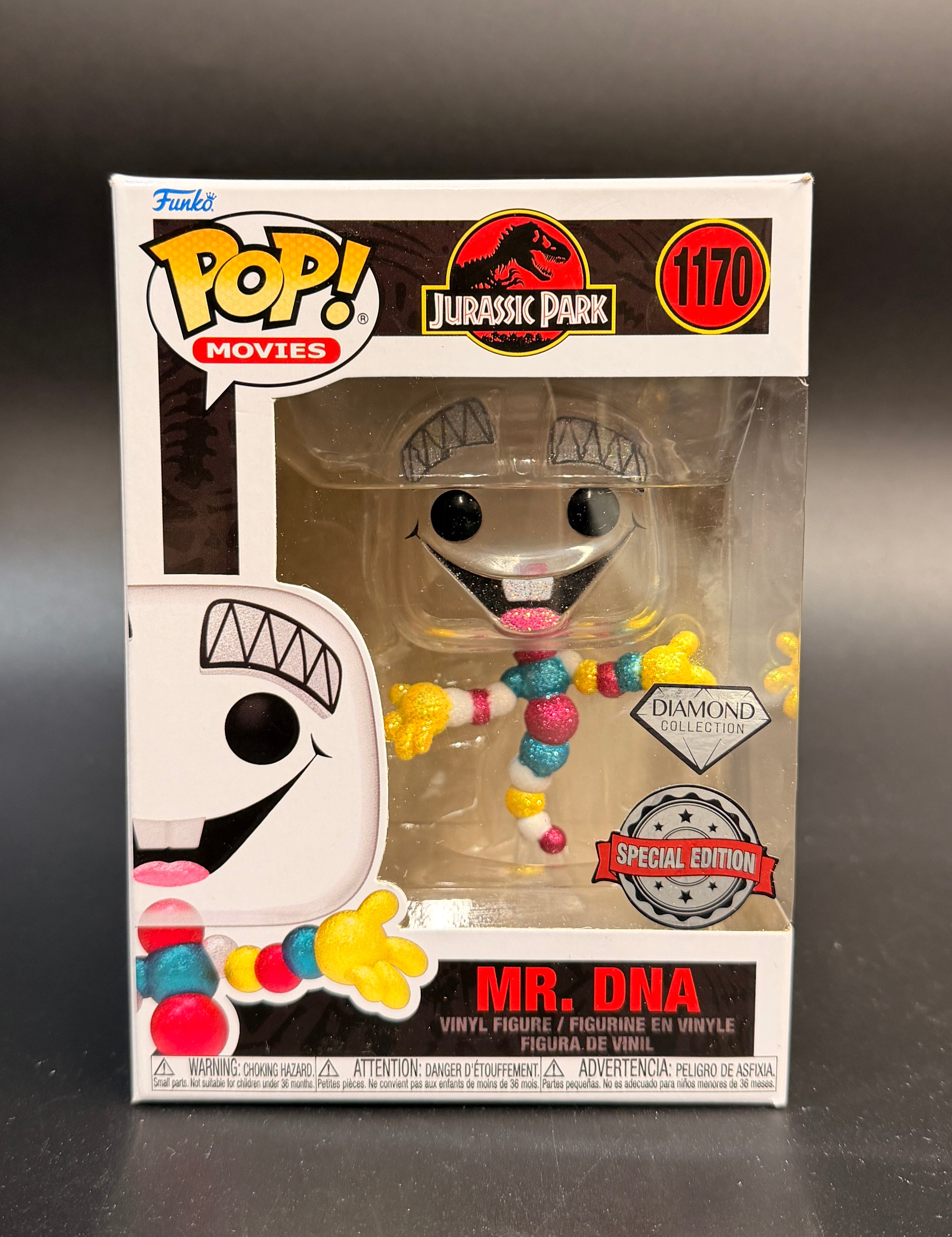 Mr. DNA Jurassic Park Diamond Collection Special Edition Funko Pop! Figure