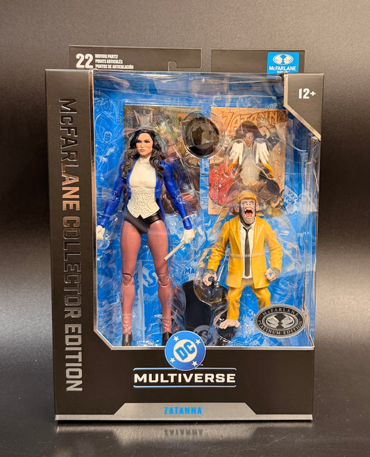 Zatanna & Chimp DC Multiverse Classic Figure (Platinum Chase) McFarlane Toys