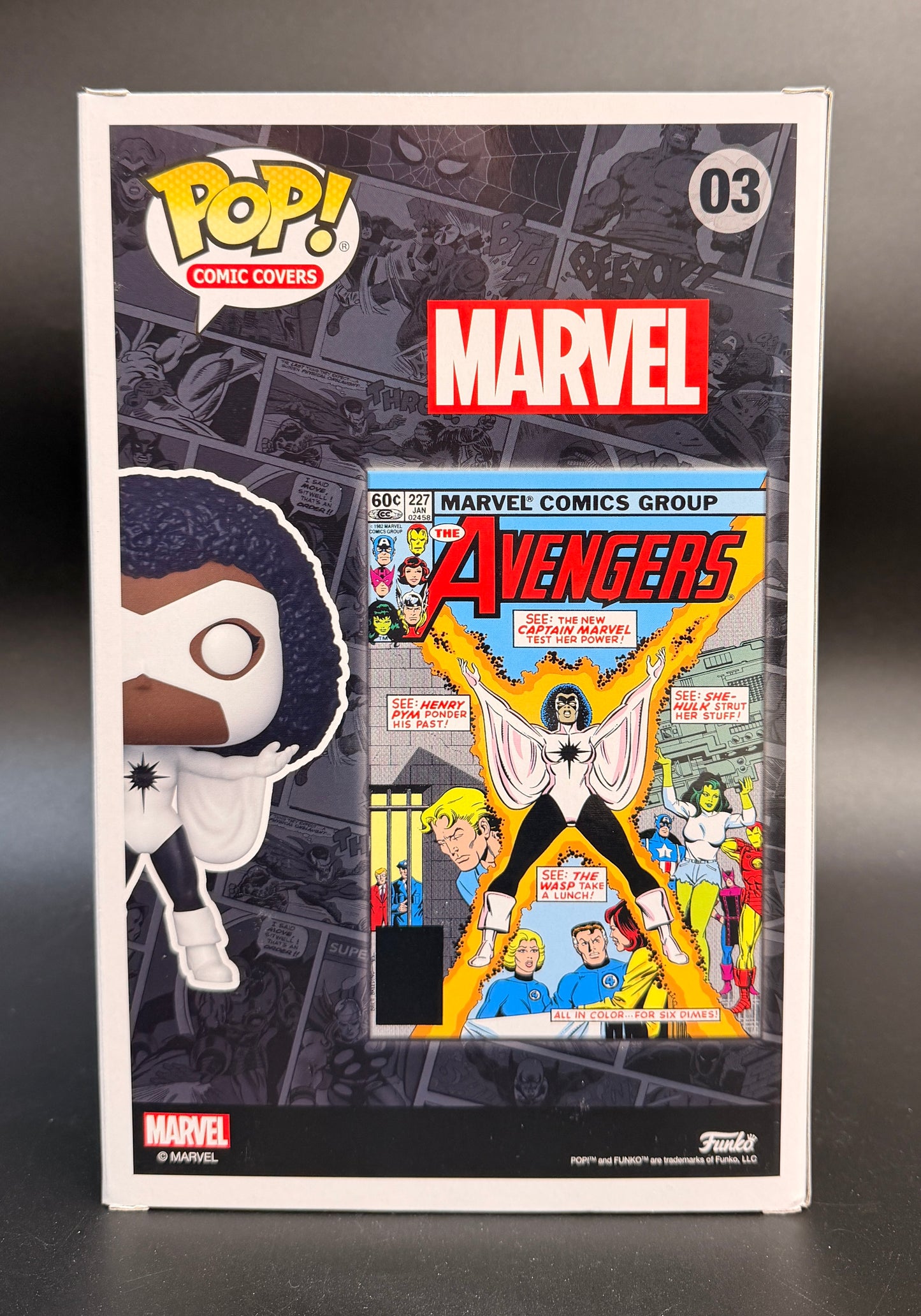 Captain Marvel (Monica Rambeau) #03 Pop! Comic Covers Funko Pop! Figure