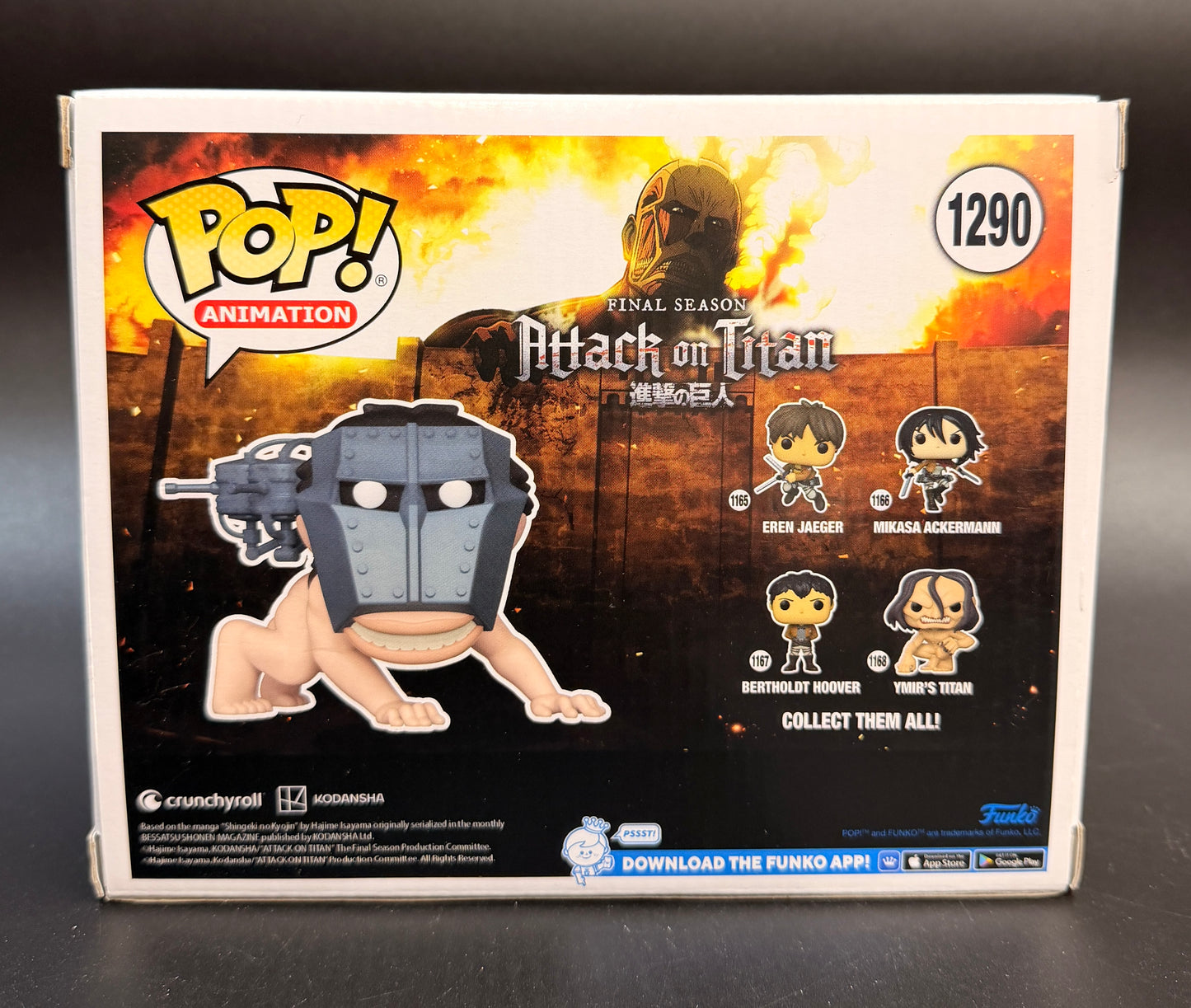 Cart Titan #1290 Attack on Titan Specialty Series Funko Pop! Figure
