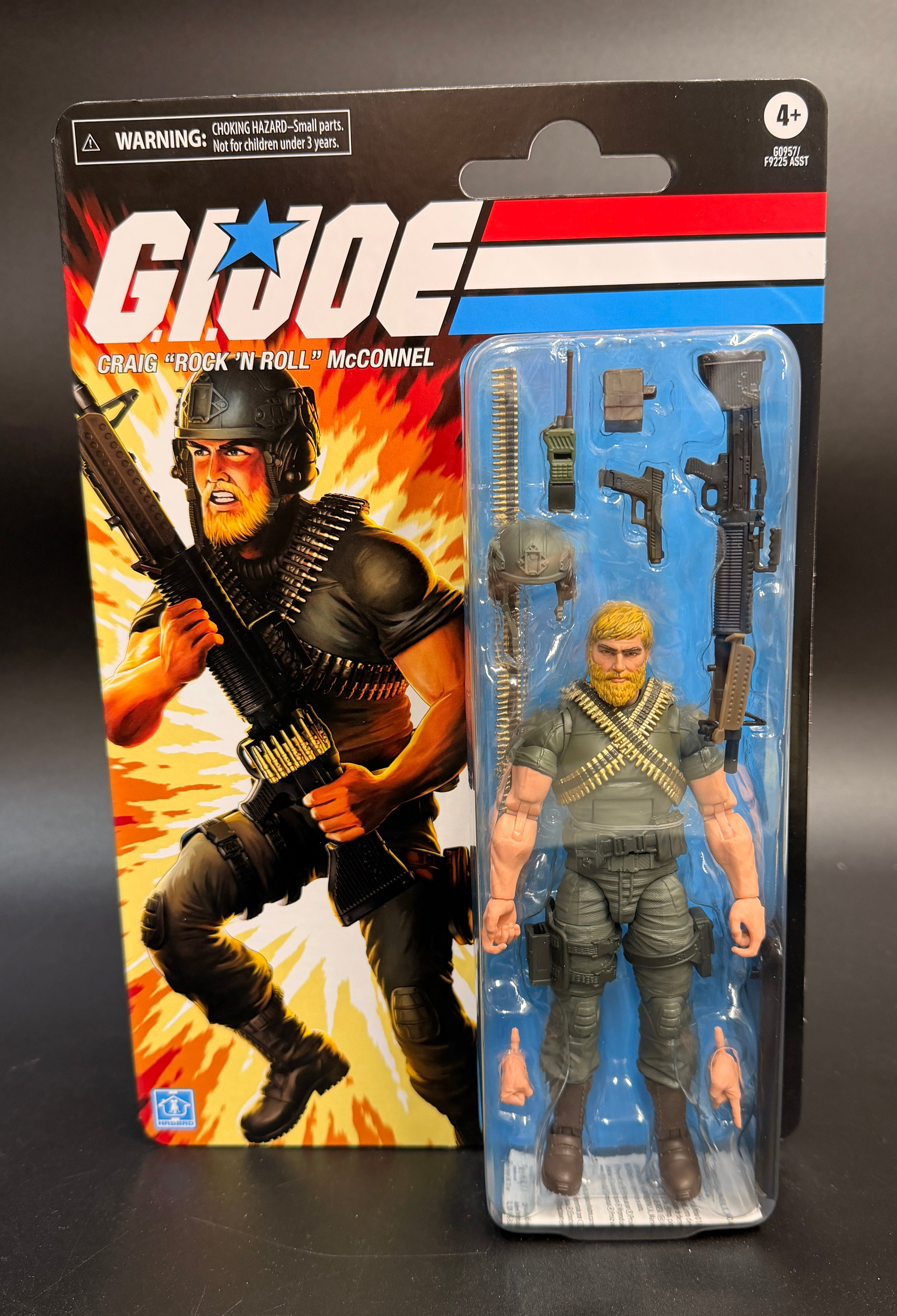 Rock and Roll "Craig McConnel" GI JOE Classified Retro Card Series Figure